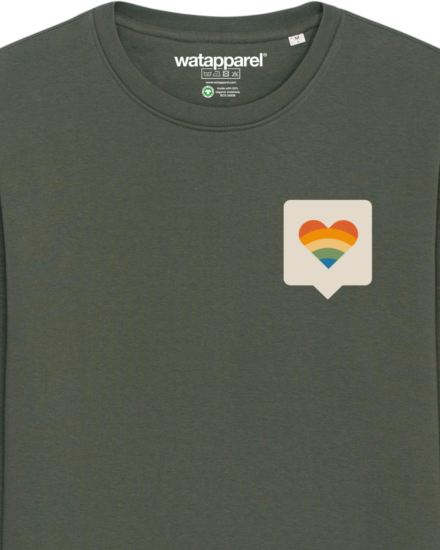 Watapparel Sweatshirt Von Herzen – Ansicht 3