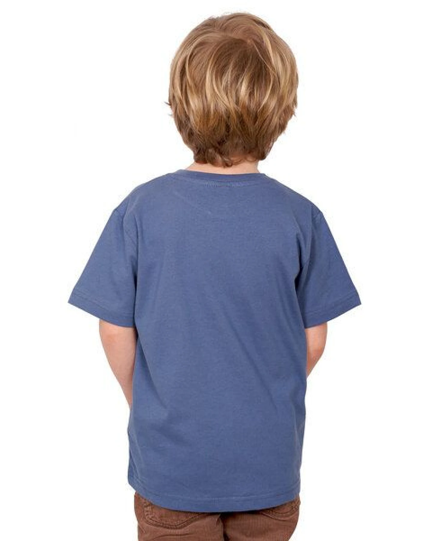 HANDGEDRUCKT "Weißkopfseeadler" Unisex Kinder-T-Shirt – Ansicht 2