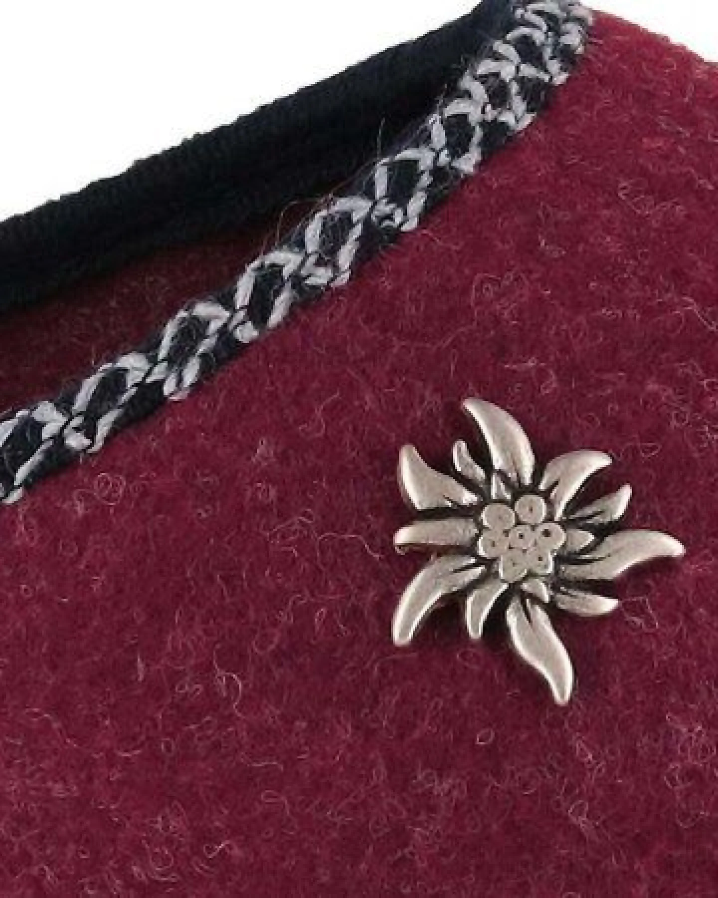 Tuffeln Vegane Damen Hausschuhe mit alpinem Charme und Kork-Latex Fußbett – Ansicht 4