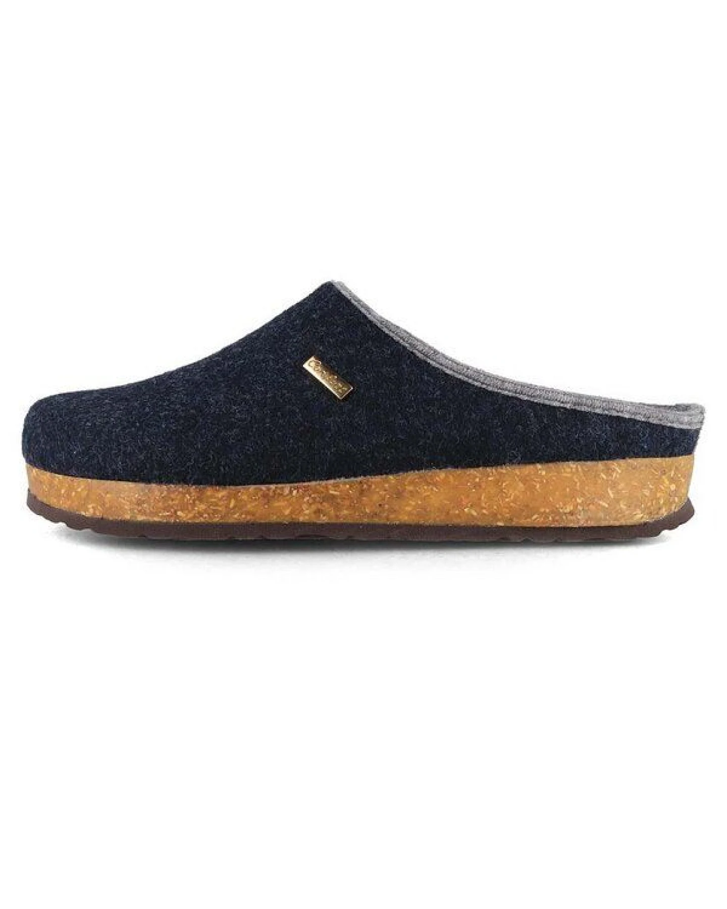 Tuffeln Vegane Hausschuhe im Tiroler Clogs Design - Unisex Filzpantoffeln mit Korkfußbett – Ansicht 3