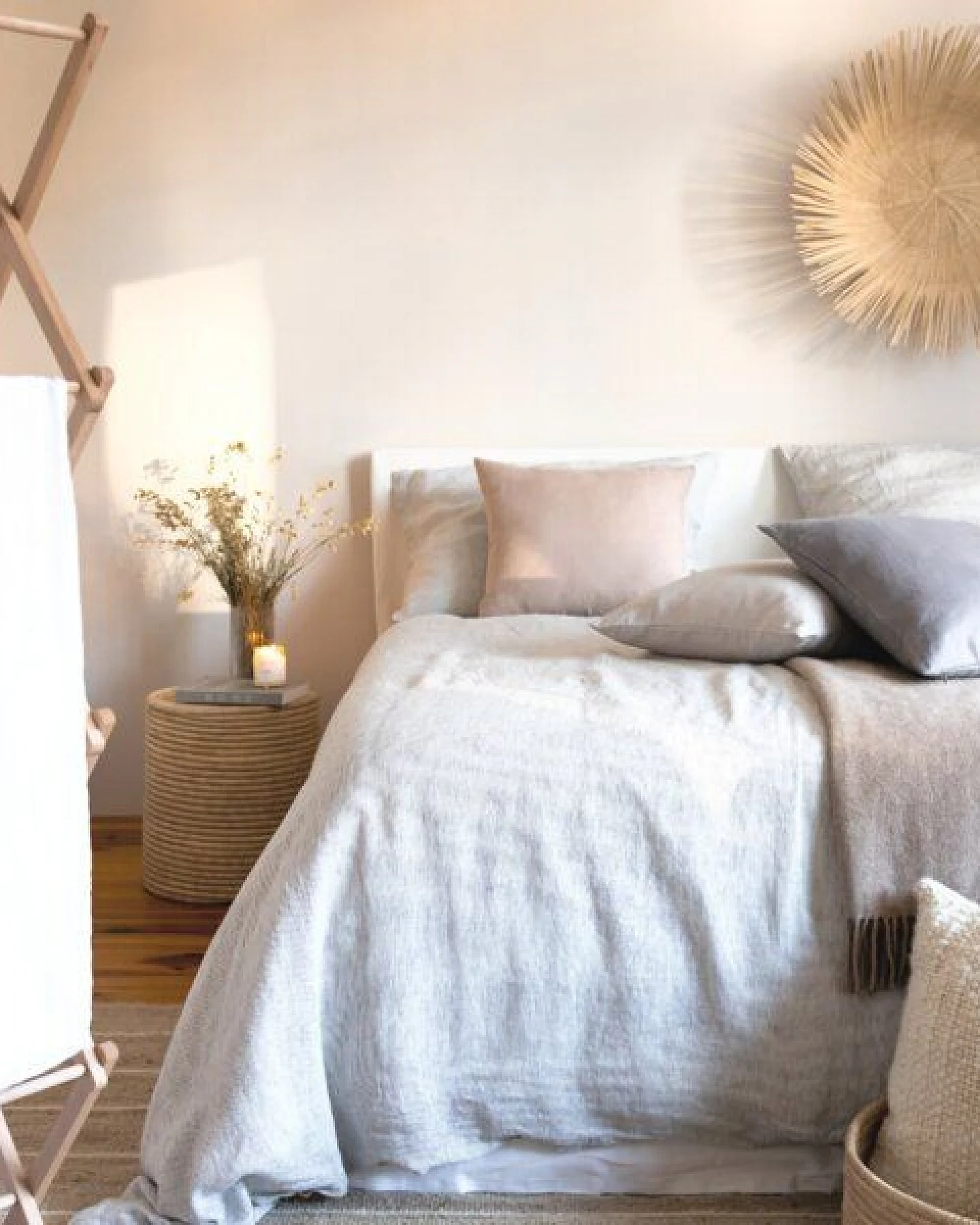 By Native Bettdeckenbezug aus 100% Leinen, stonewashed – Ansicht 3