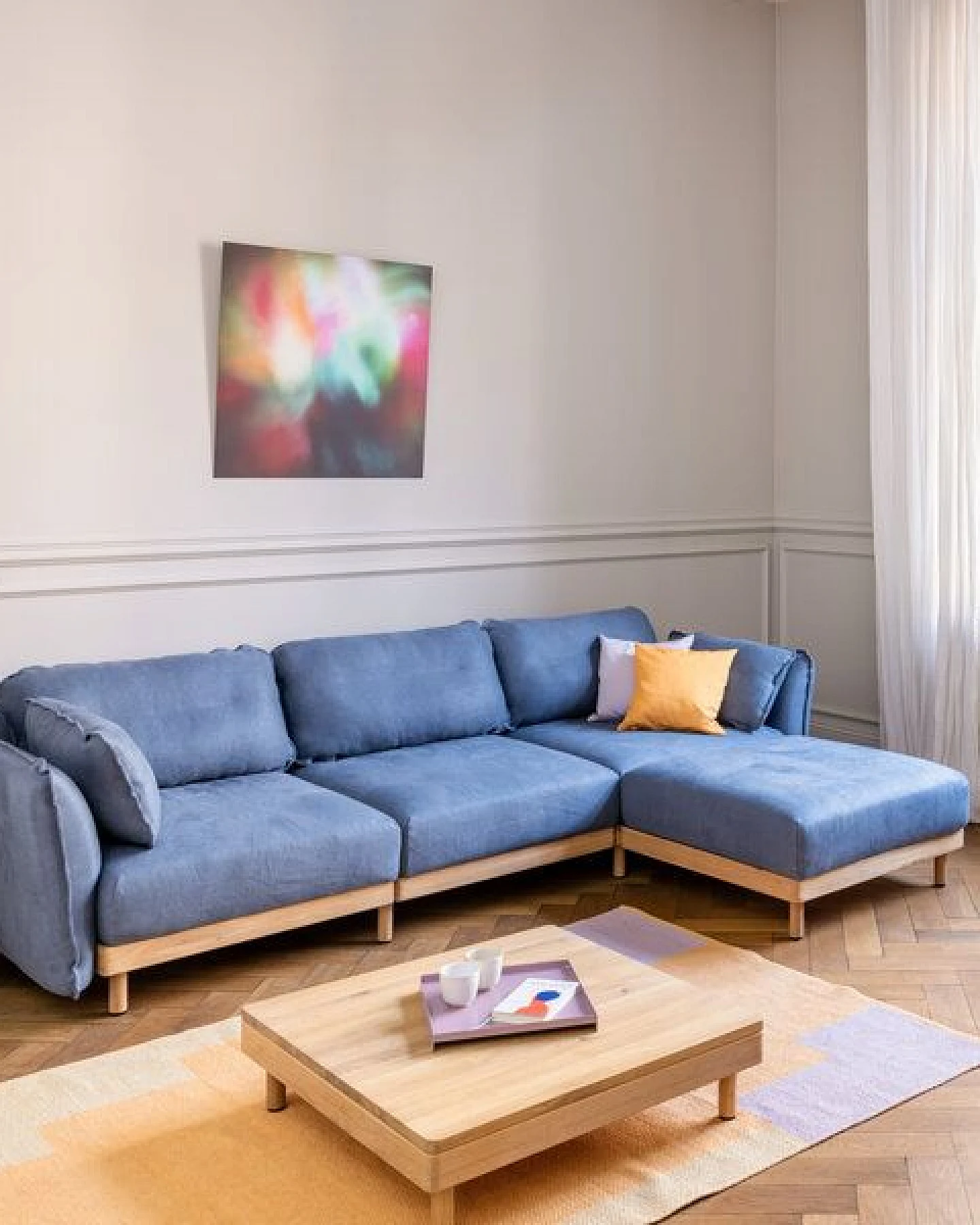 ekomia Sofa Mio Lounge 3-Sitzer mit Chaiselongue – Ansicht 2
