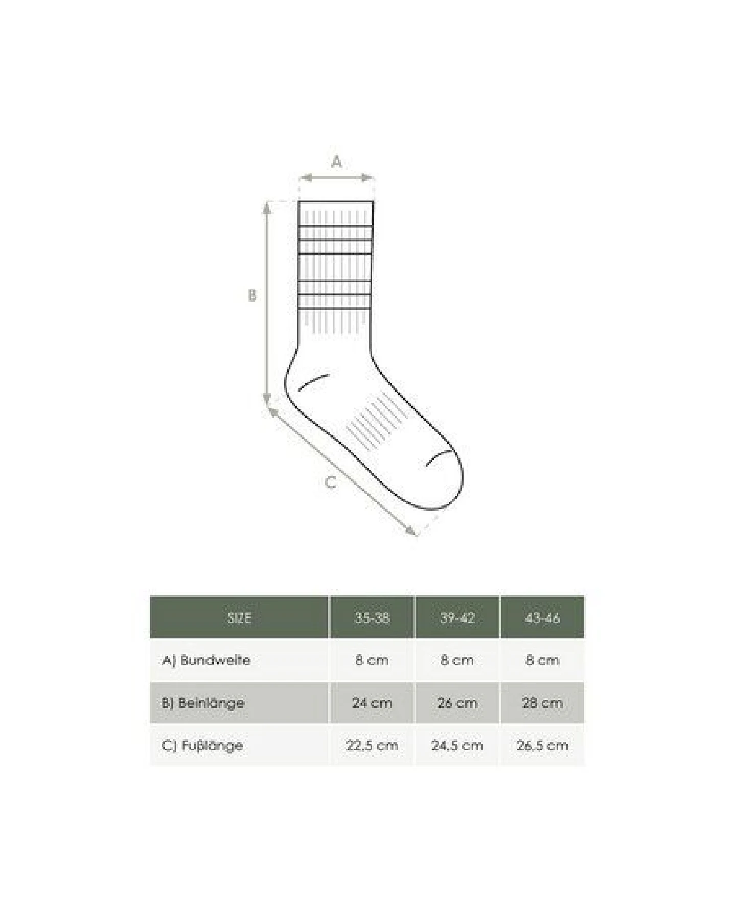 FUXBAU Retro Tennissocken – Ansicht 4