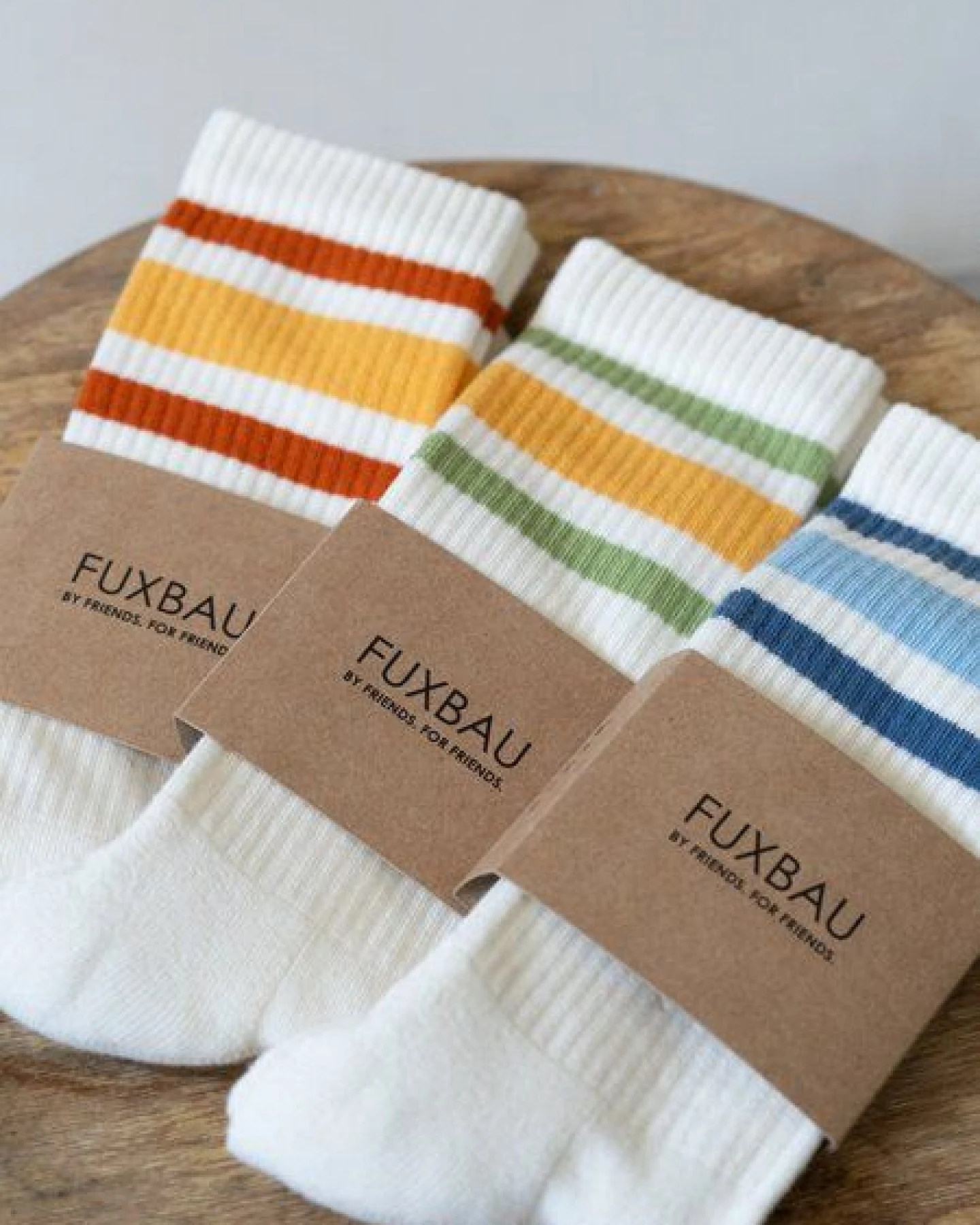 FUXBAU Retro Tennissocken – Ansicht 2