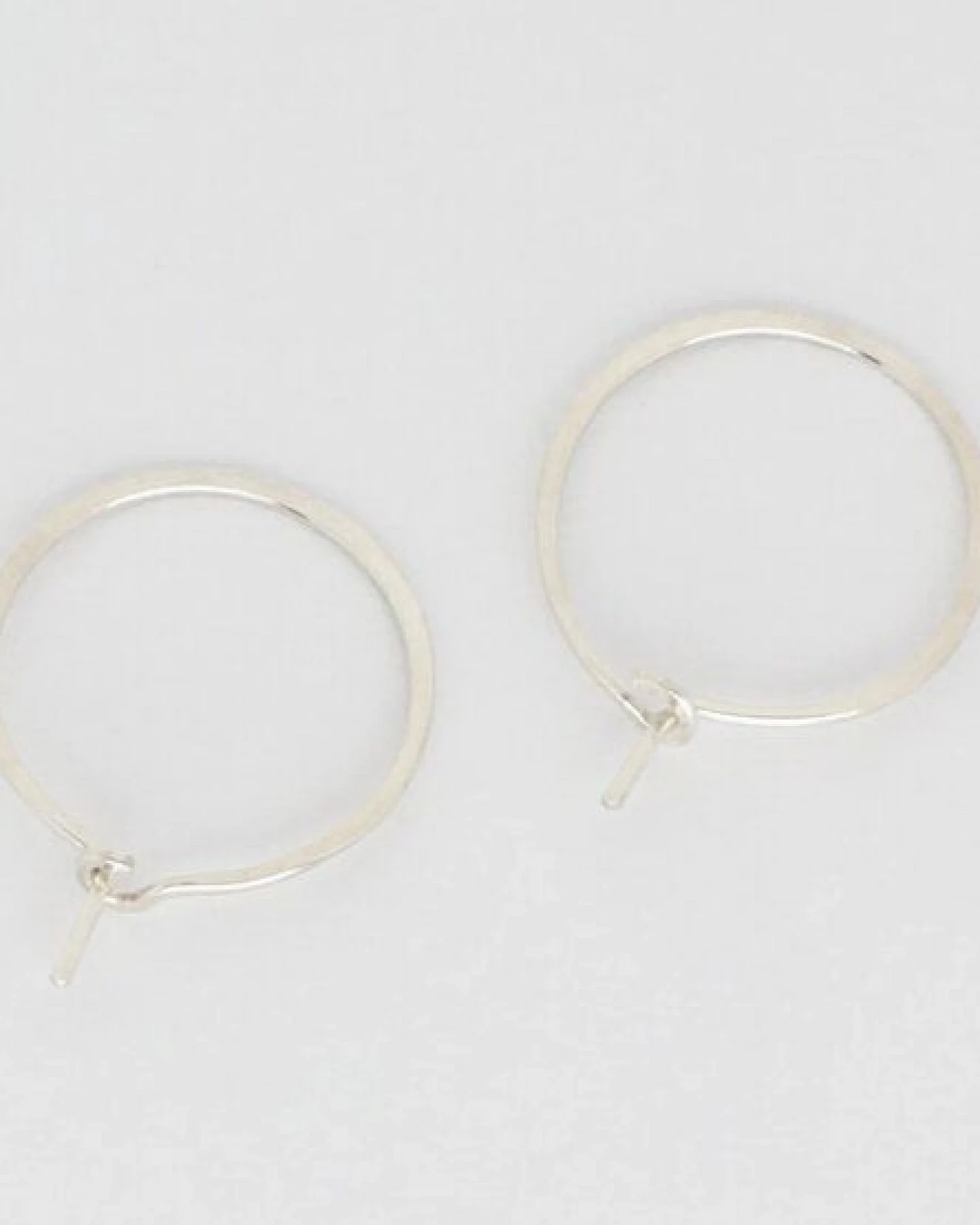 BELLYBIRD Jewellery CREOLEN - Kreis, gehämmert, S/M/L – Ansicht 2
