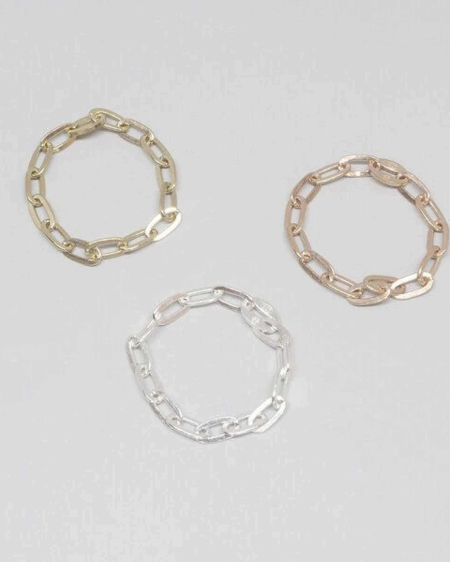 fejn jewelry Ring `link chain` – Ansicht 2