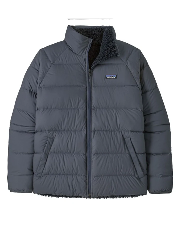 Patagonia - Reversible Silent Down Jacket - Daunenjacke Gr M blau