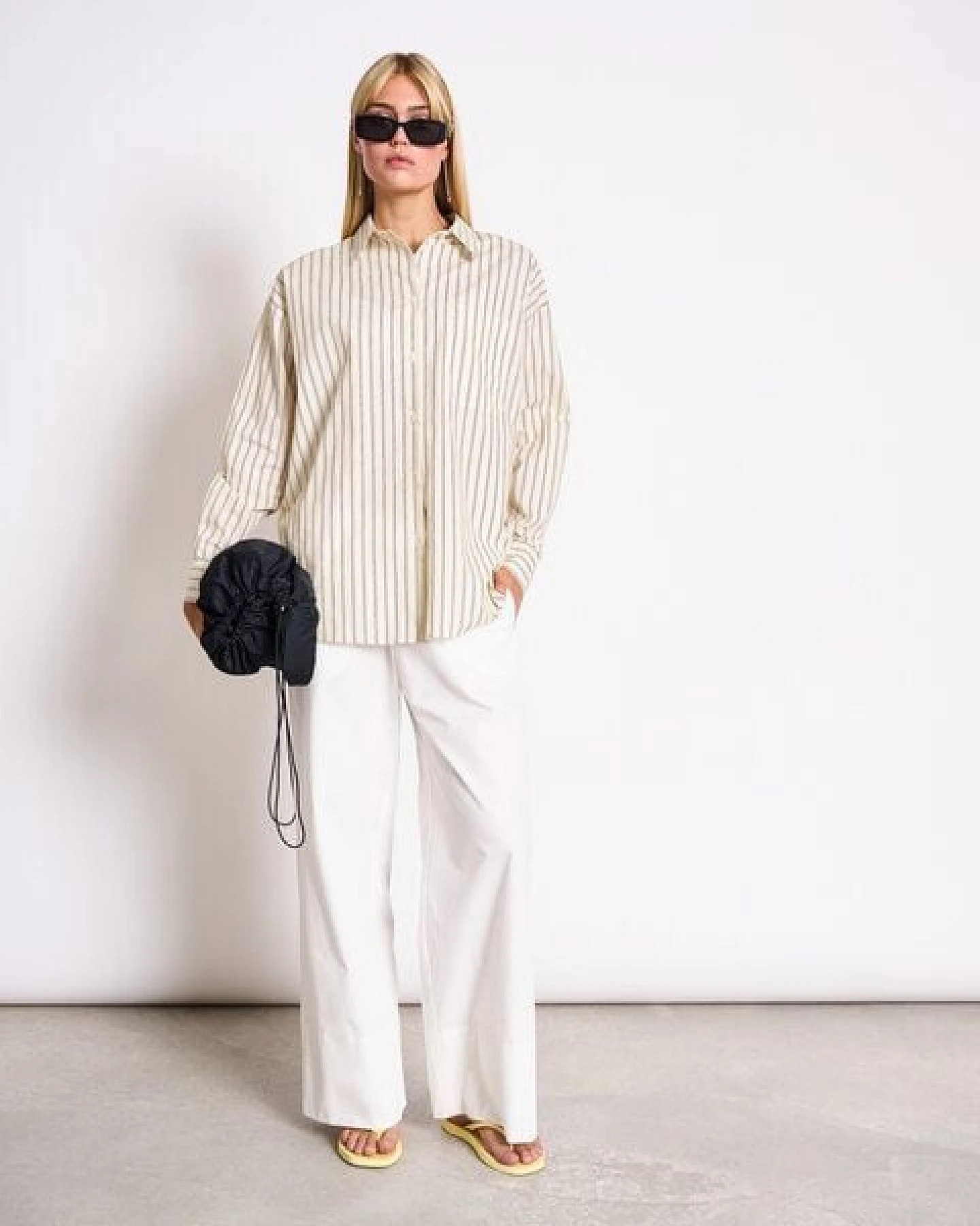 JAN N JUNE Oversized Baumwoll Bluse MAMRO – Ansicht 2
