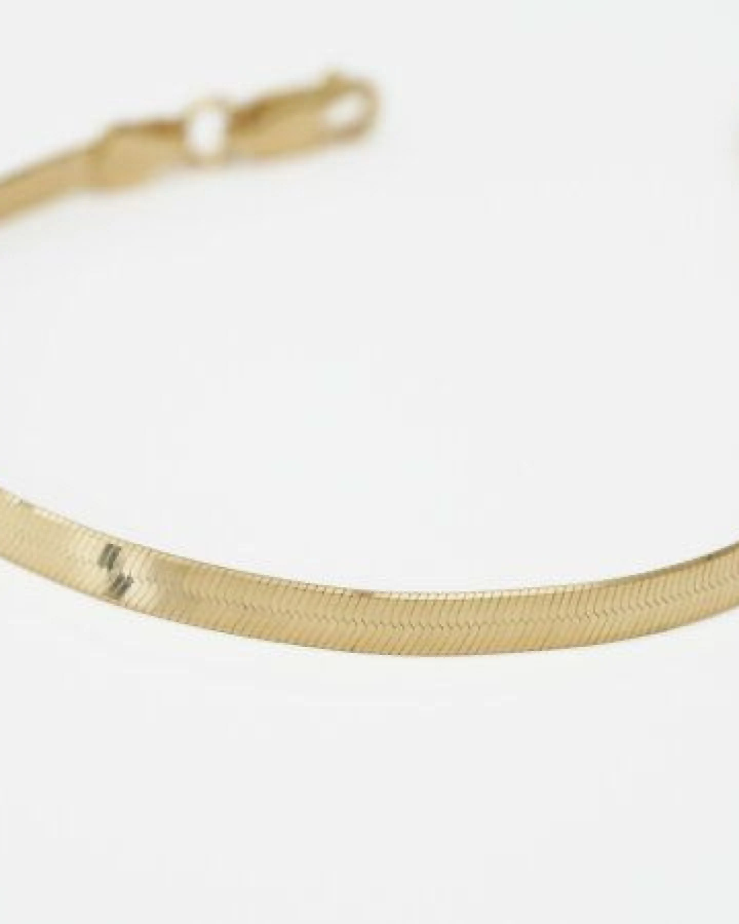BELLYBIRD Jewellery SCHLANGENARMBAND - 925 Silber/ Silber vergoldet, bewegliches Gliederband – Ansicht 4