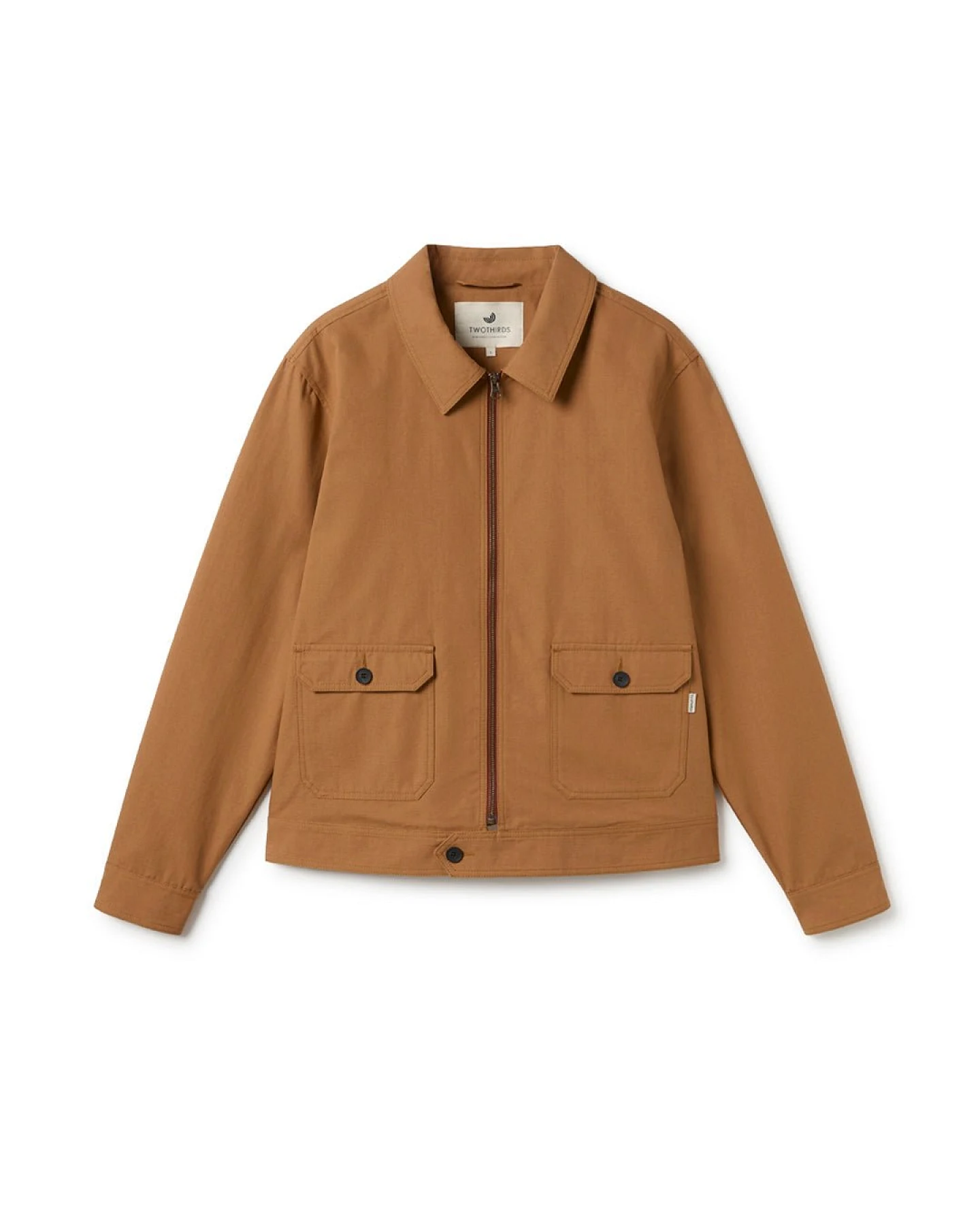 TWOTHIRDS Herren vegan Jacke Ansley Camel – Ansicht 2