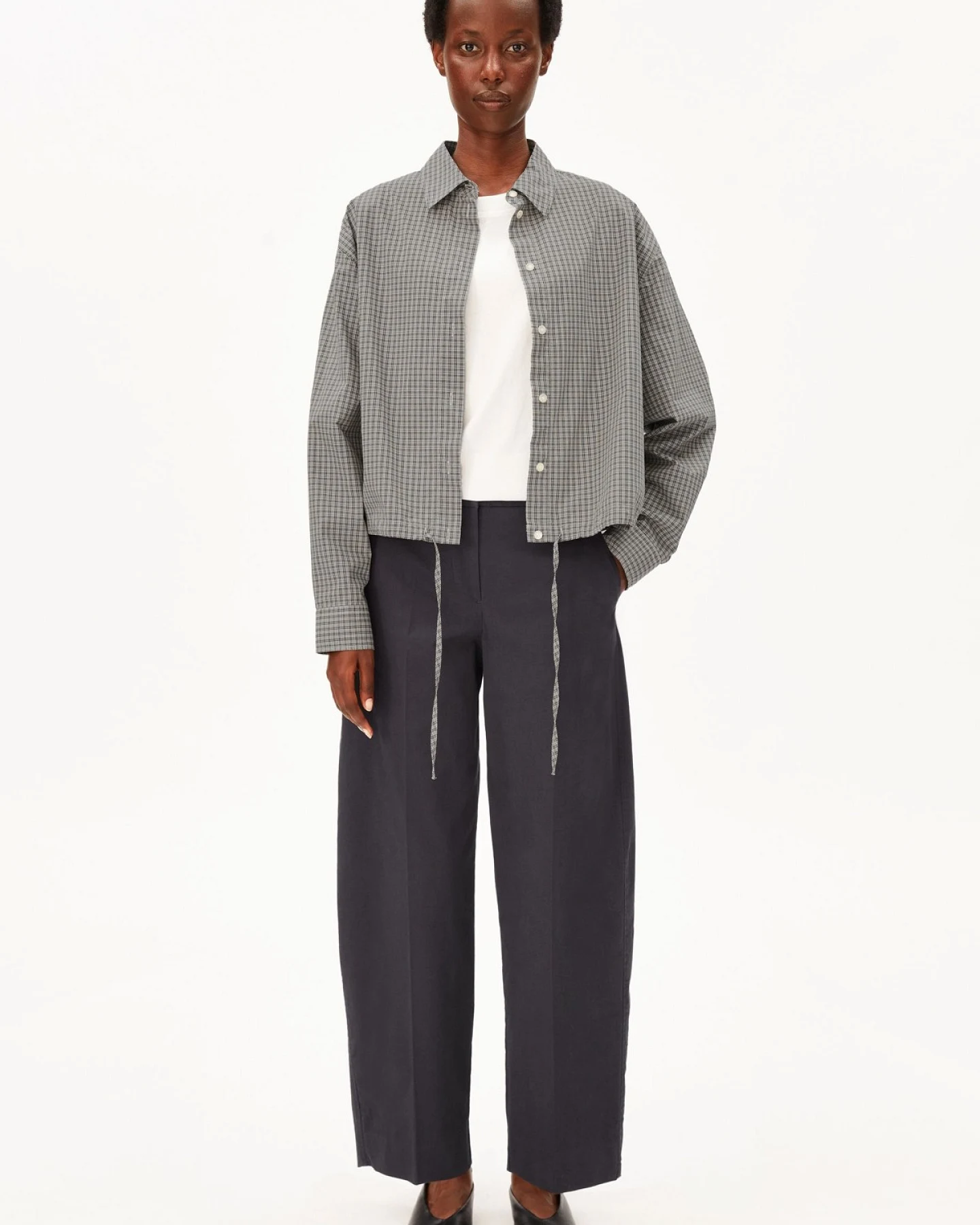 Stoffhose Barrel Leg Twill – Ansicht 4