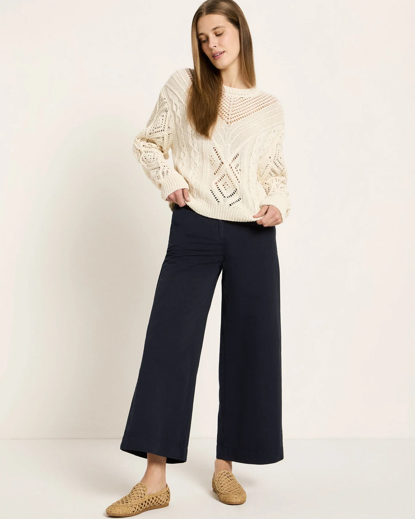 Lochstrick Pullover (GOTS) – Ansicht 4