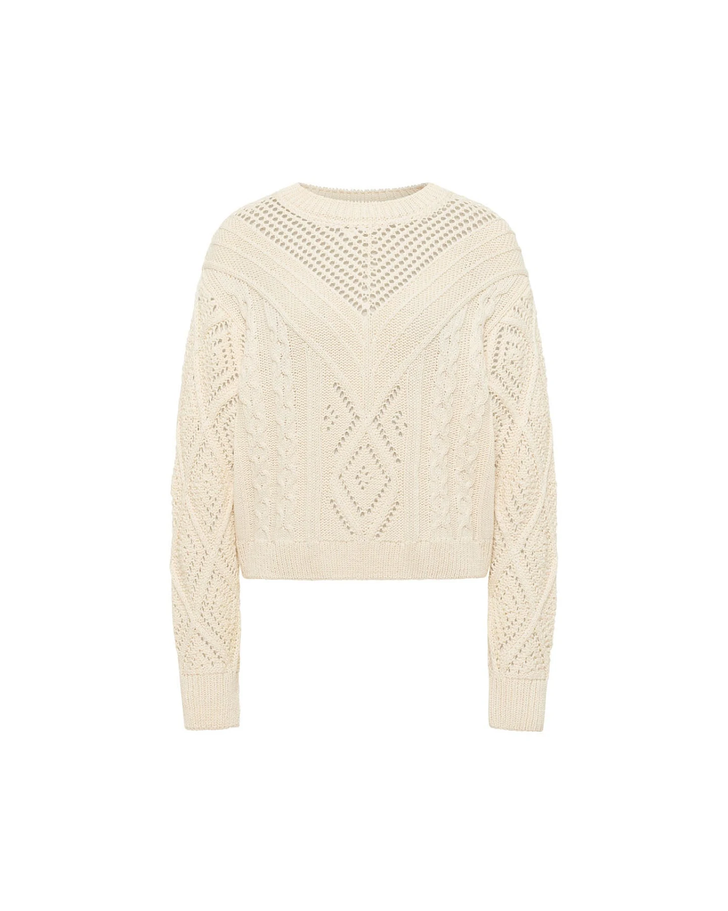 Lochstrick Pullover (GOTS) – Ansicht 6
