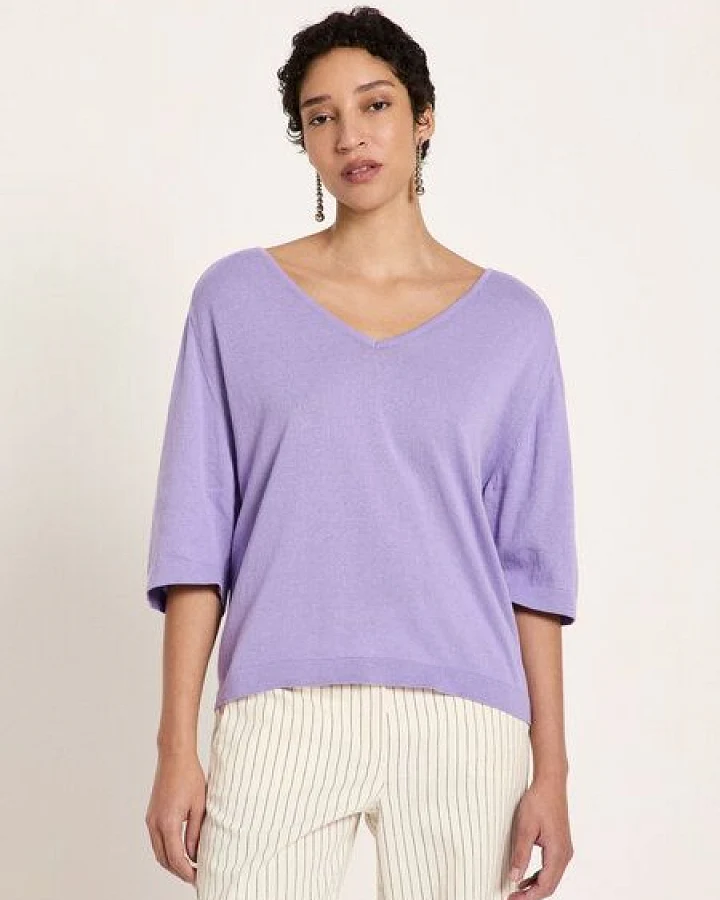 LANIUS Strickshirt aus Bio-Baumwolle