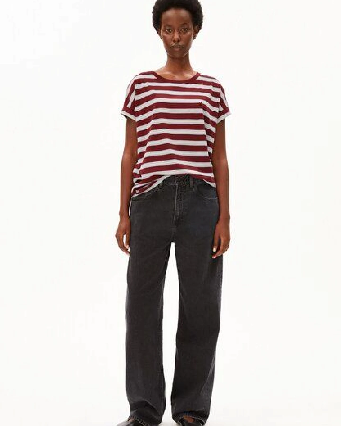 ARMEDANGELS IDAARA STRIPES Damen T-Shirt aus Bio-Baumwolle – Ansicht 4