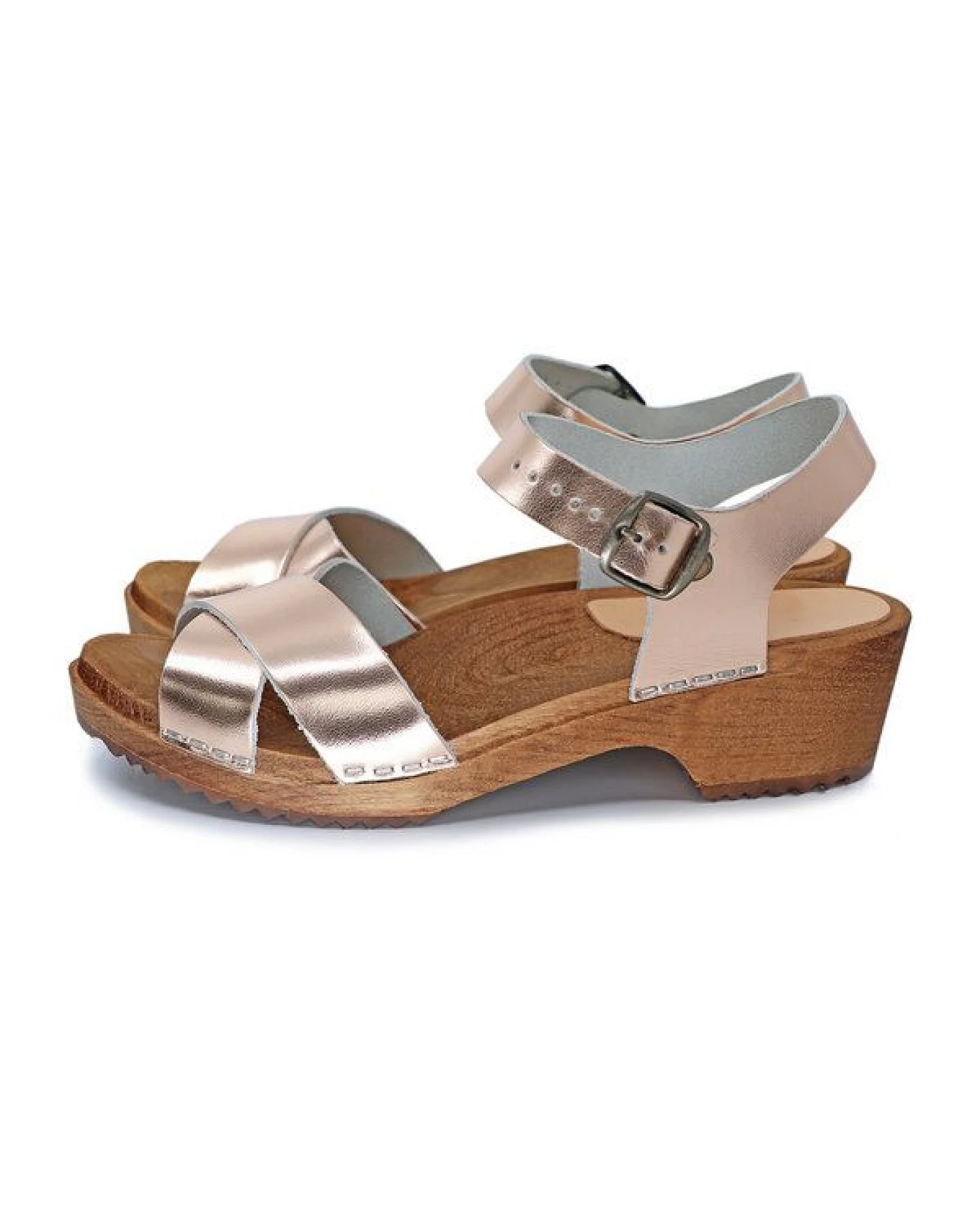 MÄRTA - schwedische Holz Clogs Sandale von me&myclogs - low heel – Ansicht 2
