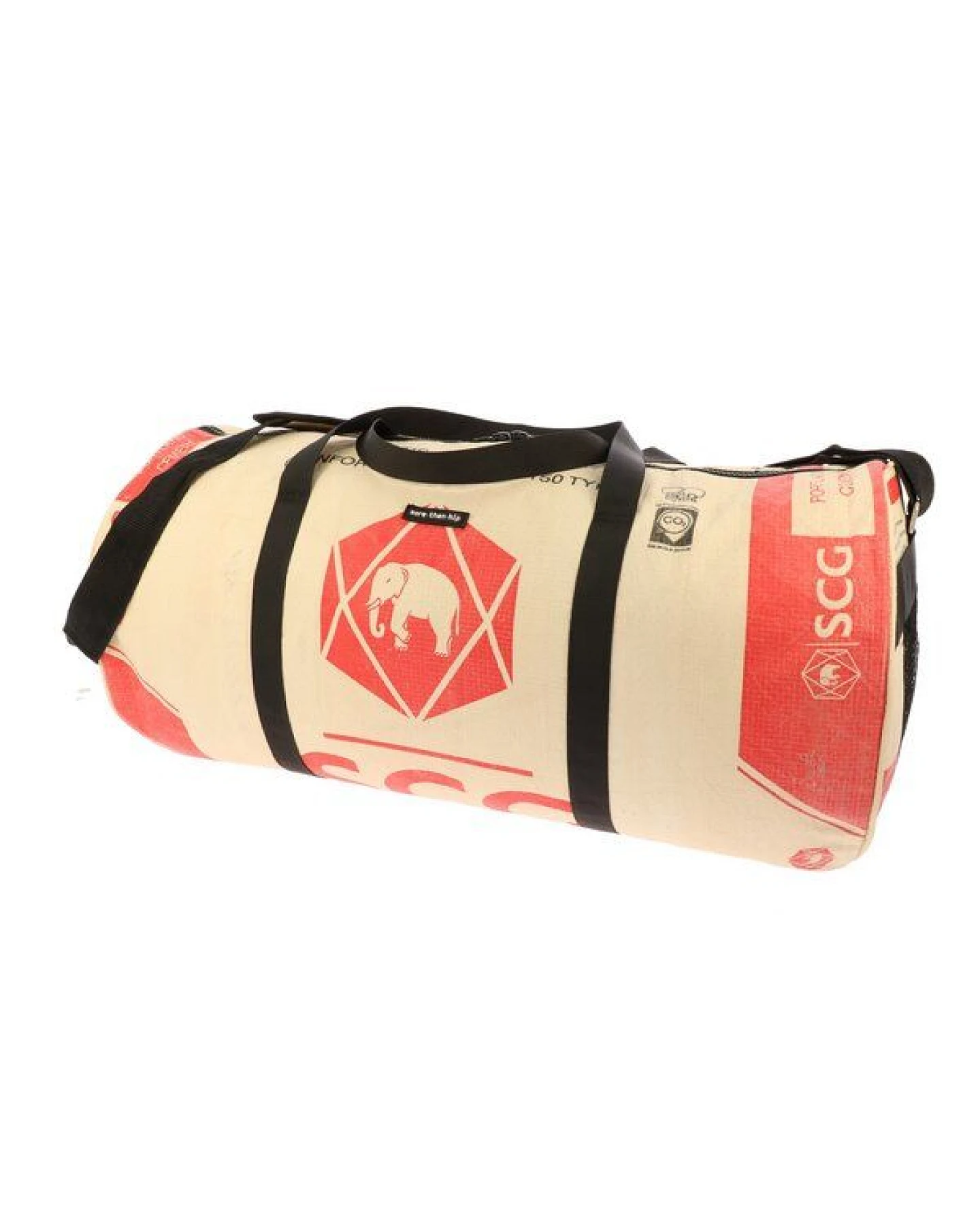 MoreThanHip Wochenend- oder Sporttasche 40L aus recycelten Zement-oder Tierfuttersäcken - Jumbo – Ansicht 2