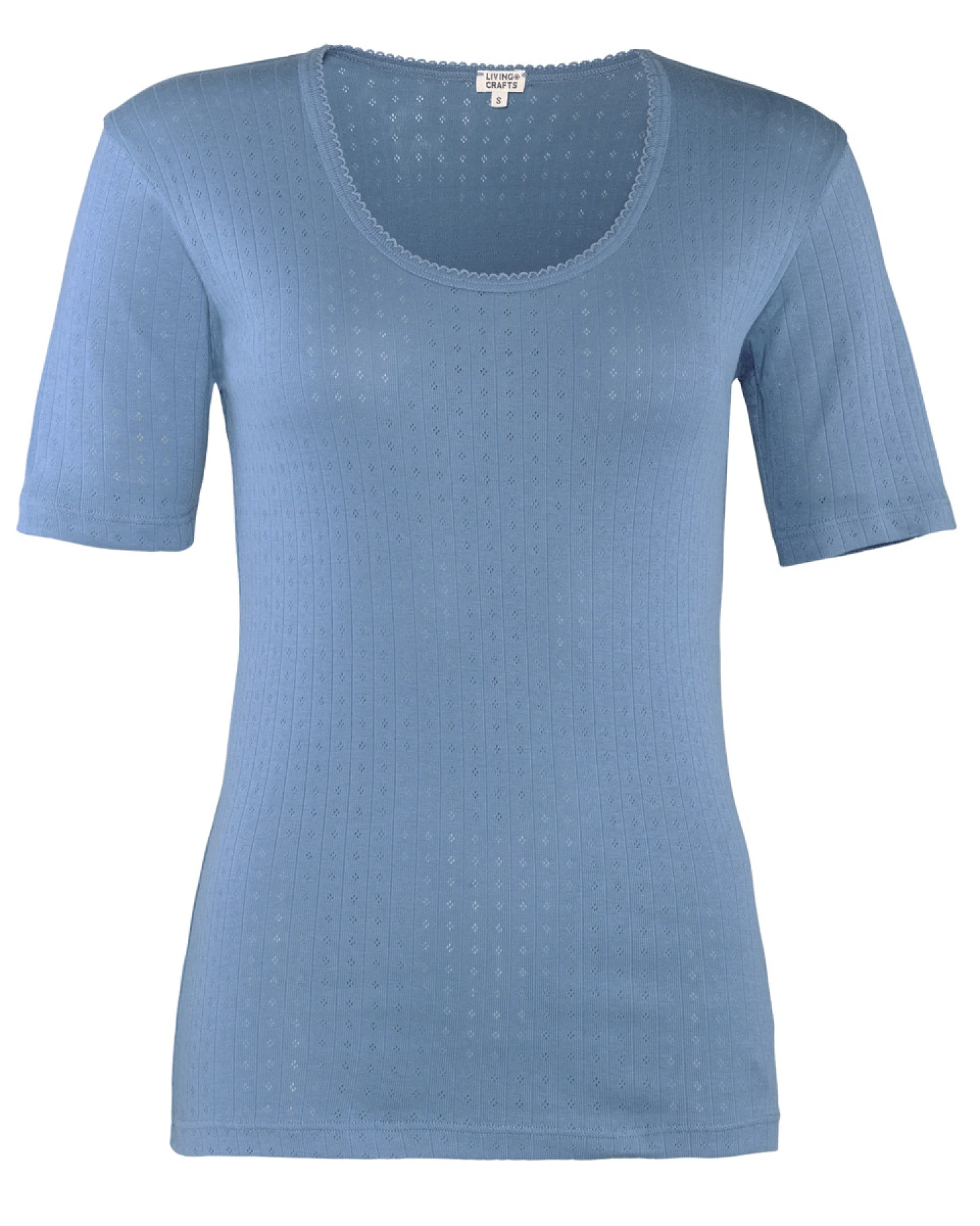 Damen Schlaf-Shirt Blau – Ansicht 2