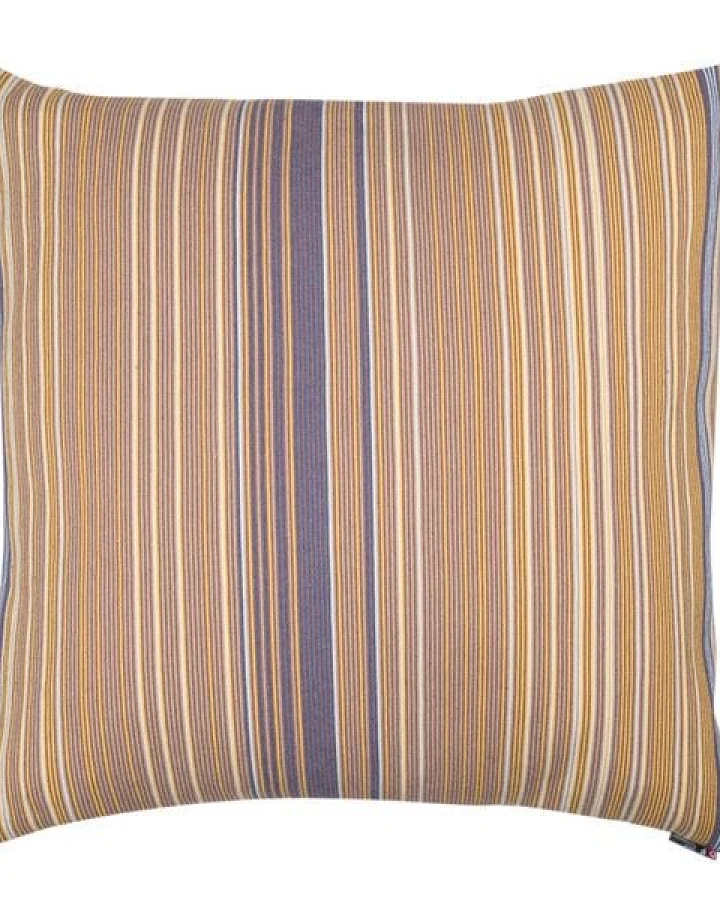 David Fussenegger Sitzkissen Multistreifen 70 x 70 cm aus Recycling-Baumwolle