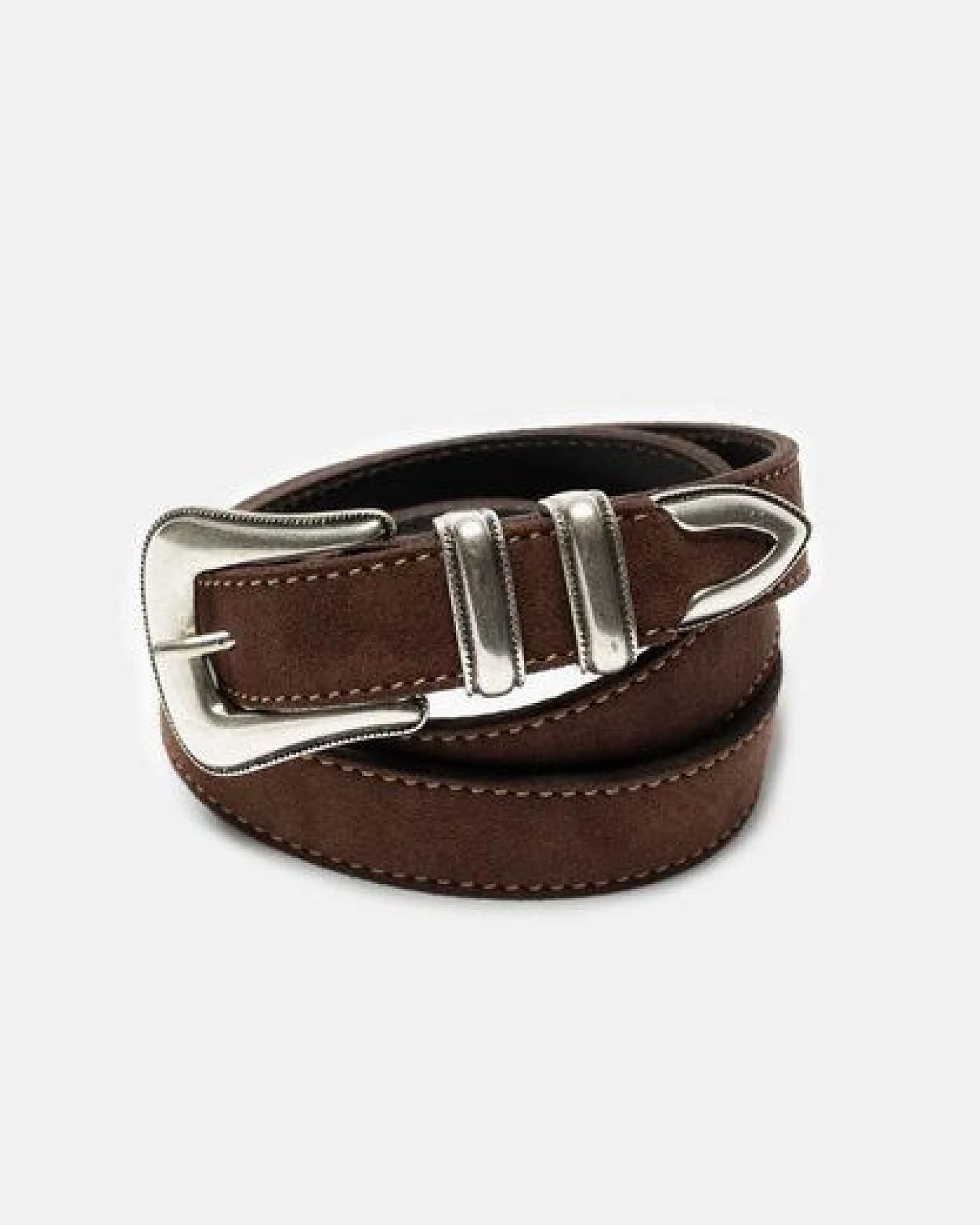 Nudie Jeans Unisex Gürtel - Western Silver Belt - aus Leder – Ansicht 2