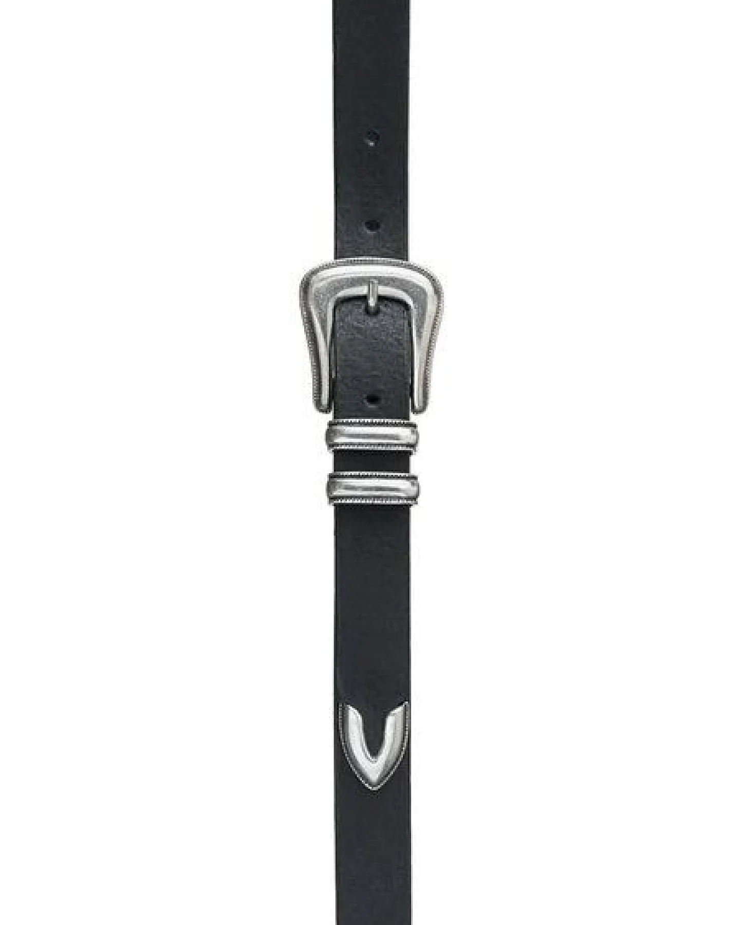 Nudie Jeans Unisex Gürtel - Western Silver Belt - aus Leder – Ansicht 2