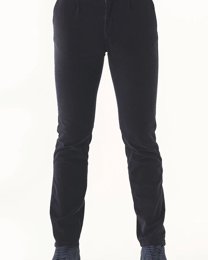ORGANICATION Herren vegan Cordhose Regular Dark Navy