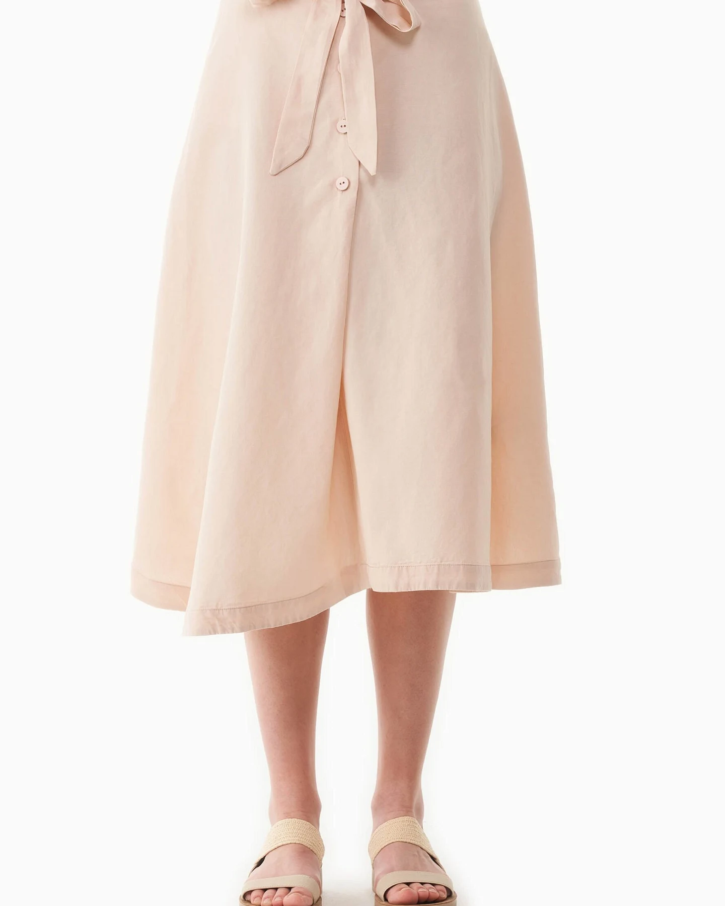 ORGANICATION Damen vegan Rock Weiches Beige – Ansicht 2
