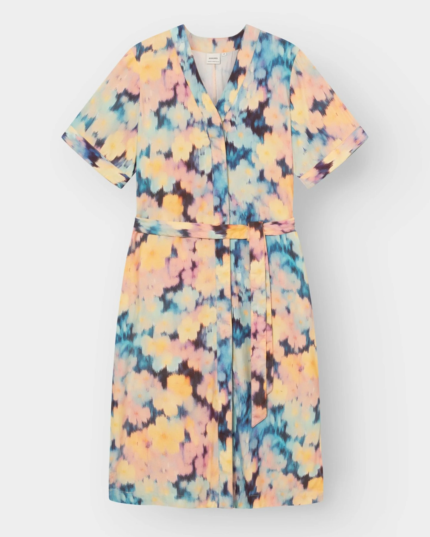Kleid Kallvik Ikat Field Multi Color Gelb – Ansicht 5
