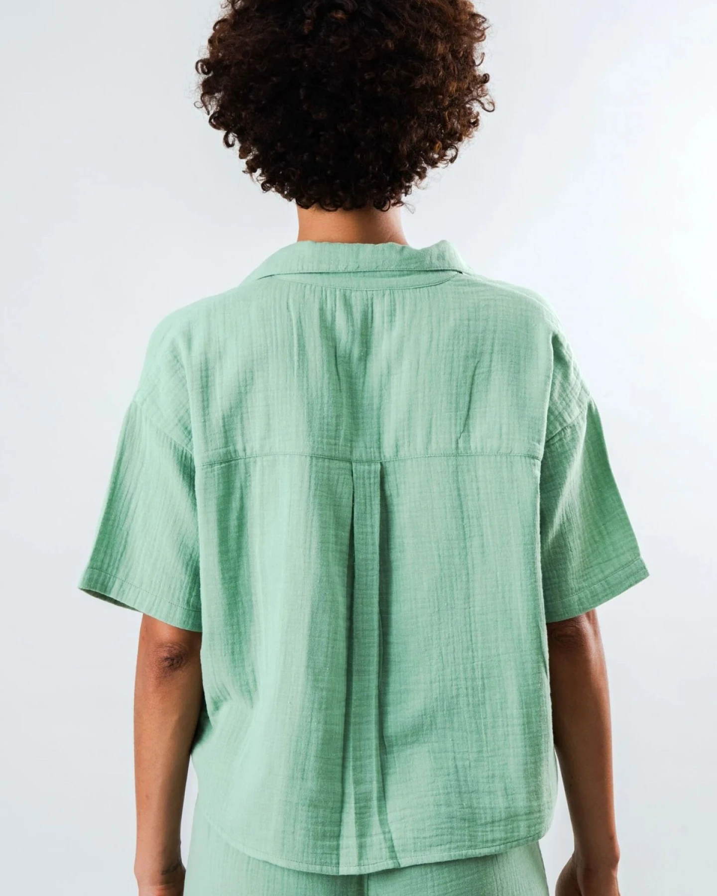 Bluse Bubble Oversize Cropped – Ansicht 3
