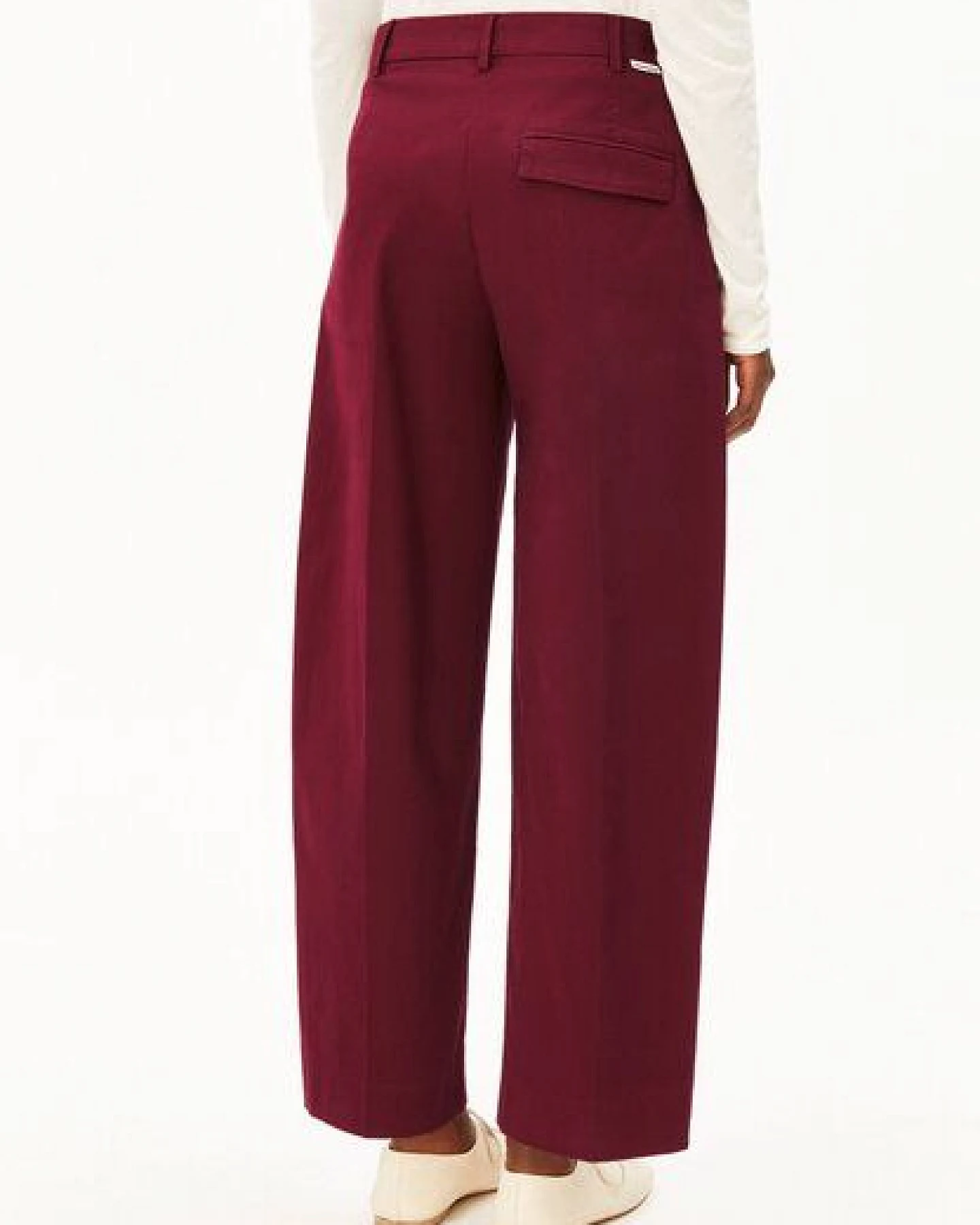 ARMEDANGELS BARREL TWILL Damen Webhose aus Bio-Baumwoll Mix – Ansicht 2