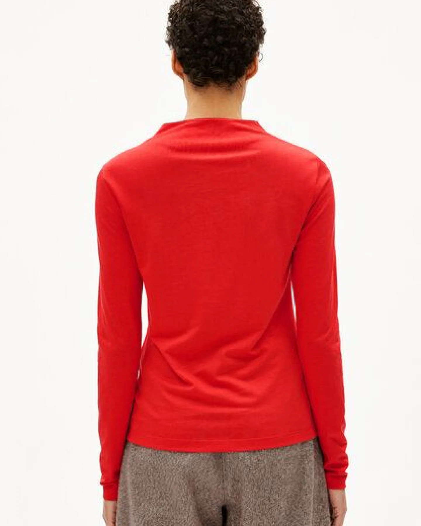 ARMEDANGELS CALUNAA Damen Longsleeve aus Bio-Woll Mix – Ansicht 2