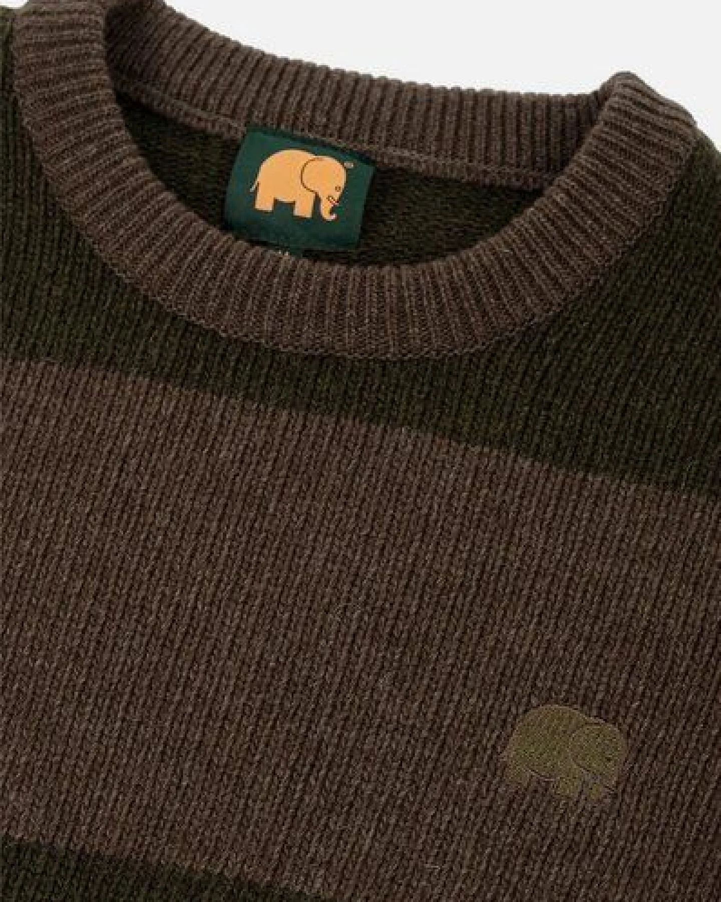Trendsplant Sella Knit Cocoa Brown/Ivy Green – Ansicht 3