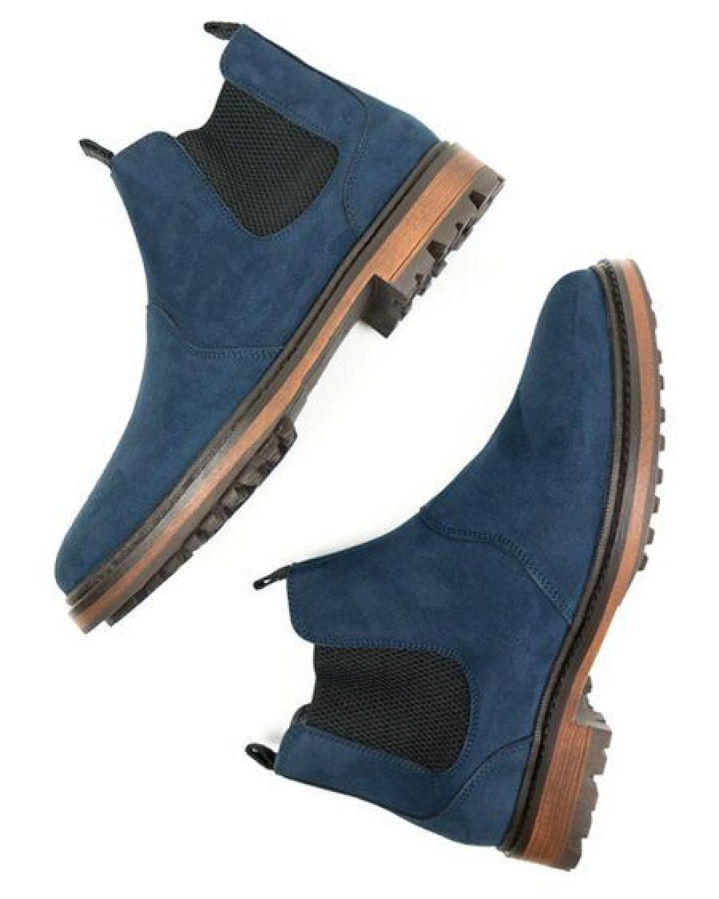 Will's Vegan Shop Continental Chelsea-Stiefel Veganes Wildleder Damen – Ansicht 4