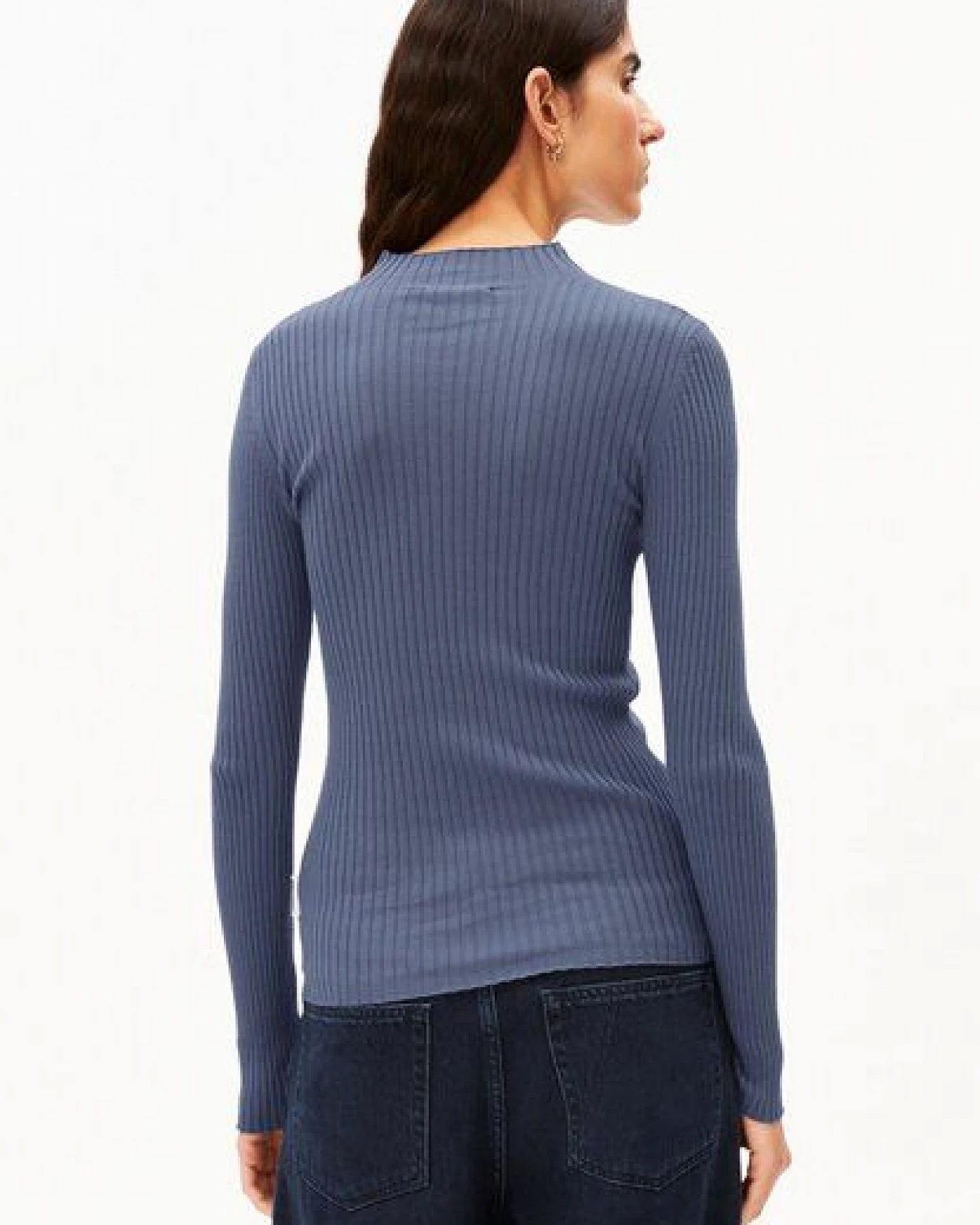 ARMEDANGELS ALAANIA Damen Pullover Slim Fit aus Bio-Baumwolle – Ansicht 2