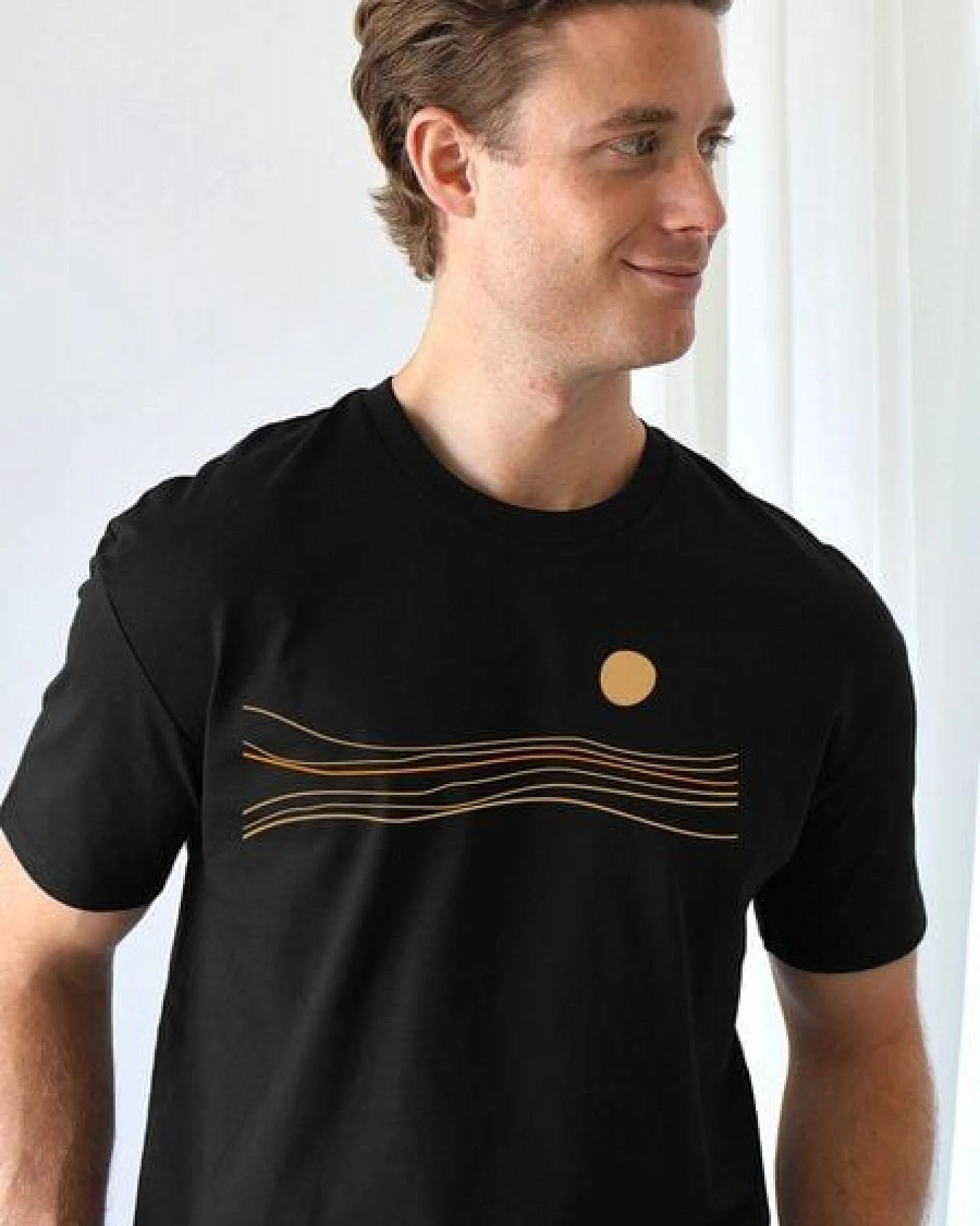 Kultgut Artdesign Biofair- Klassik T-Shirt / Still Sundown – Ansicht 2