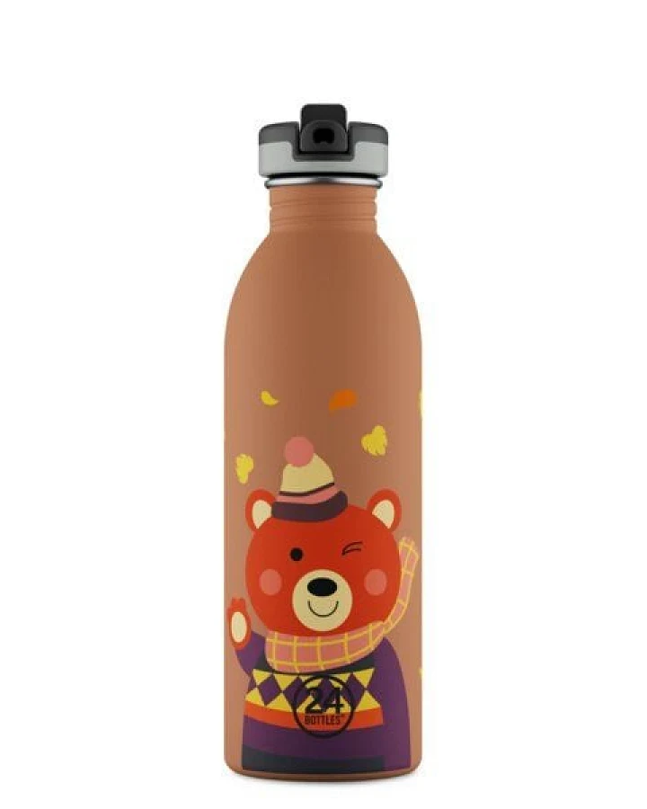 Produktseite: 24bottles 0,5l Kids Edelstahl Trinkflasche mit Sportverschluss