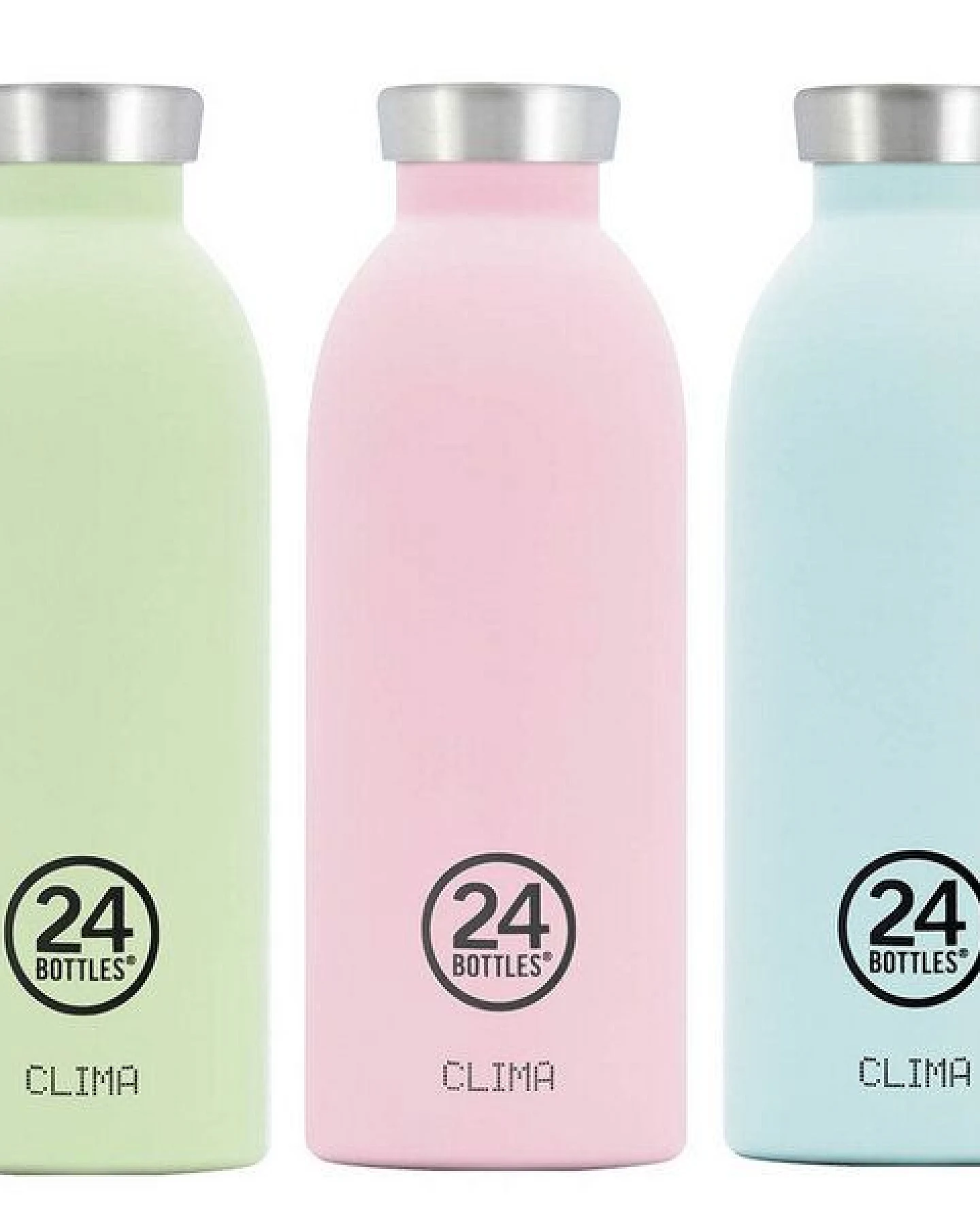 24bottles 0,5l Thermosflasche - verschiedene Pastell-Töne – Ansicht 2