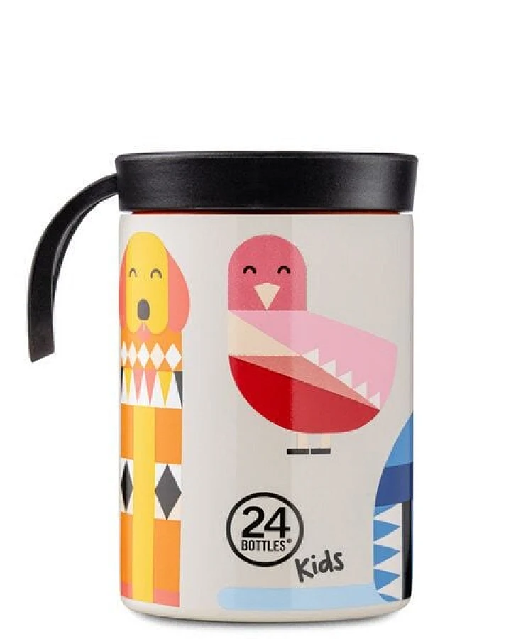 24bottles 350ml Thermos Reisebecher für Snacks aus Edelstahl