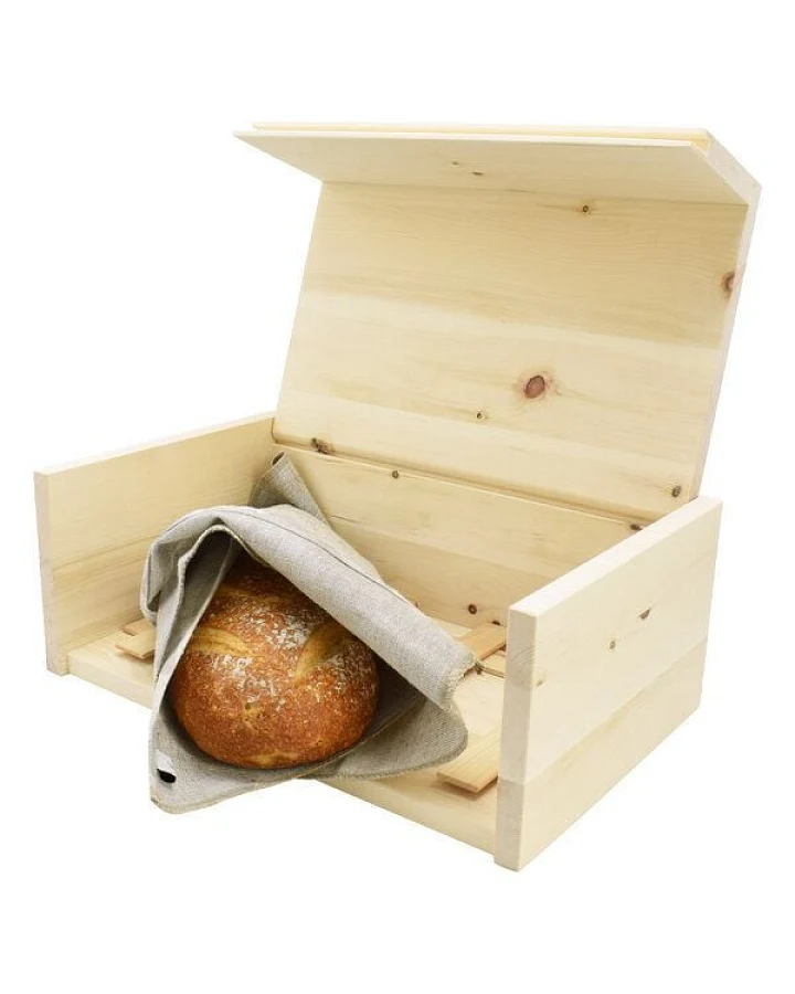 4betterdays Brotkasten aus Zirbel roh in 3 Größen - Handgemacht in Österreich