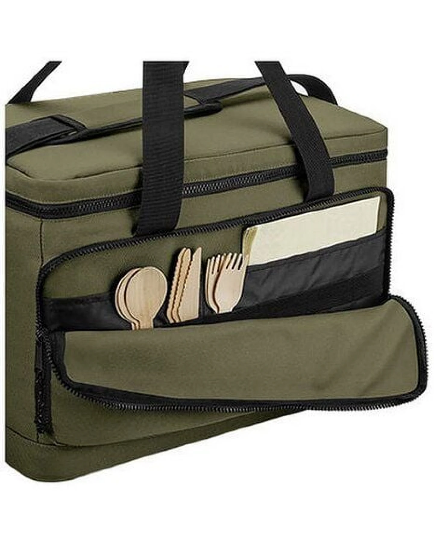 BagBase Recycelte große Kühltasche, als Schulter- oder Tragetasche verwendbar Messenger Bag – Ansicht 3