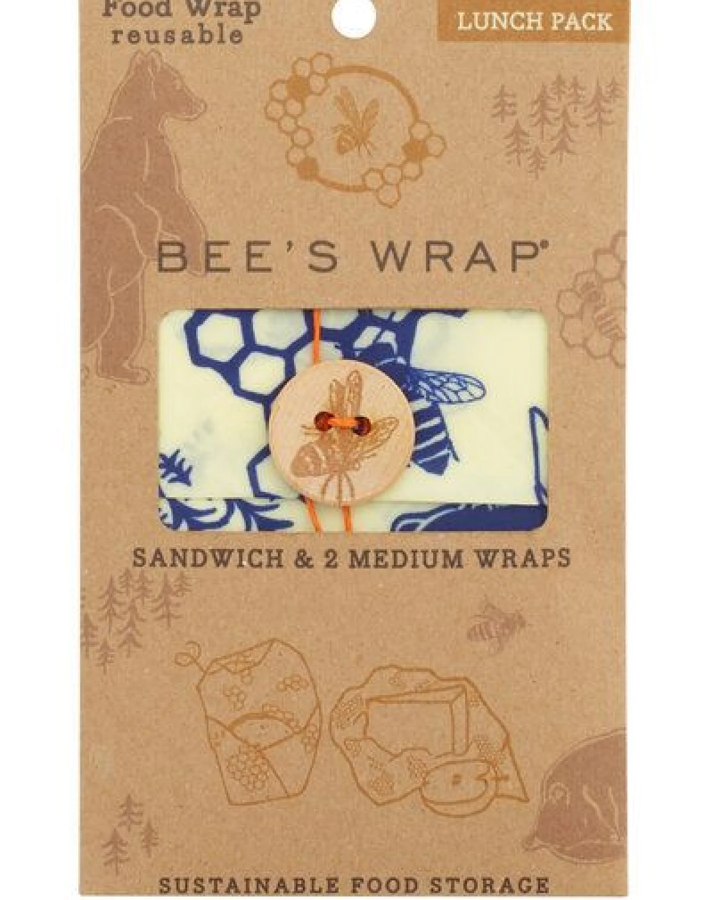 Bee's Wrap Frischhalte Wachstuch - Bienenwachstuch verschiedene Varianten – Ansicht 2