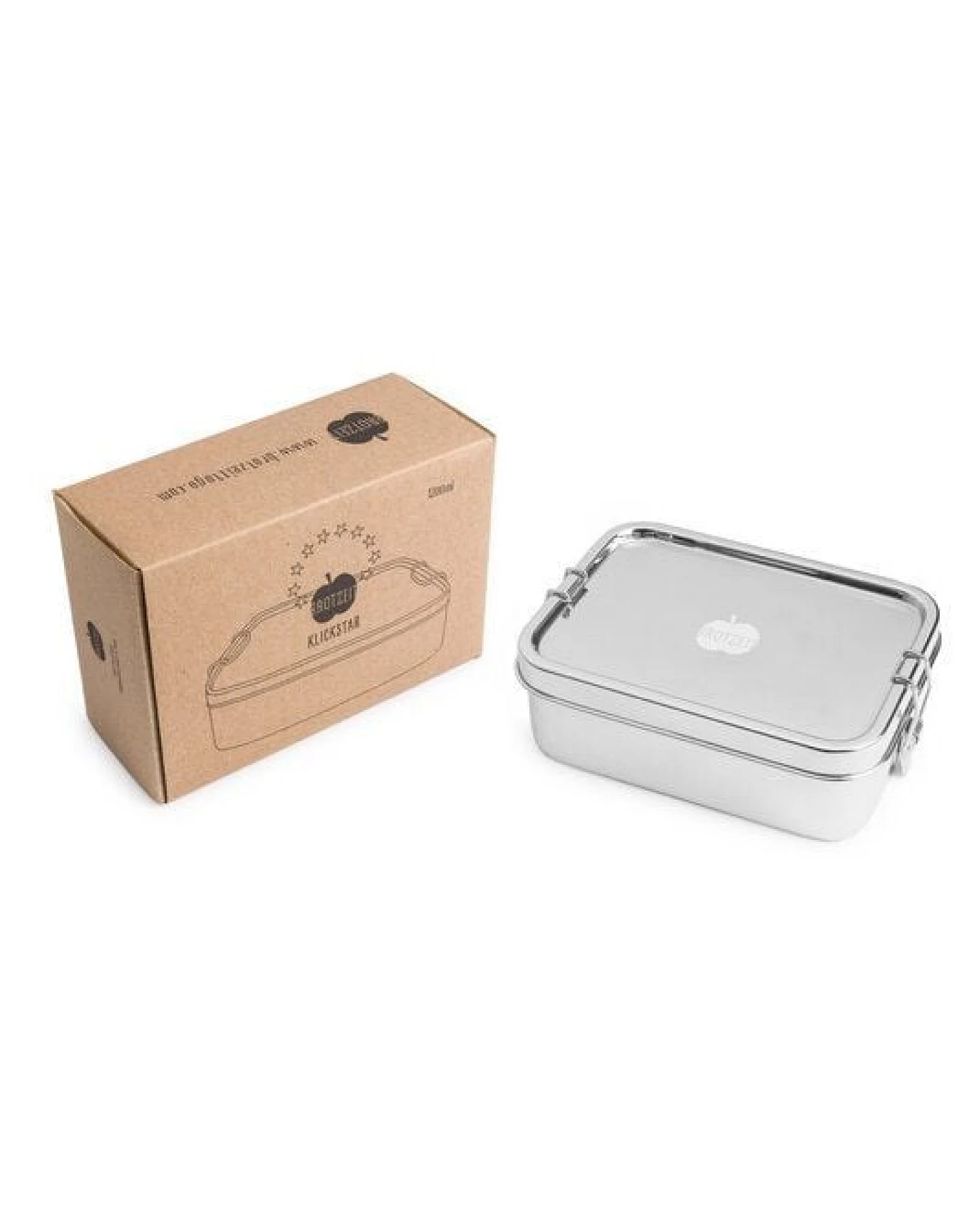 Brotzeit Dichte Lunchbox Klickstar aus Edelstahl, in 2 Größen – Ansicht 2