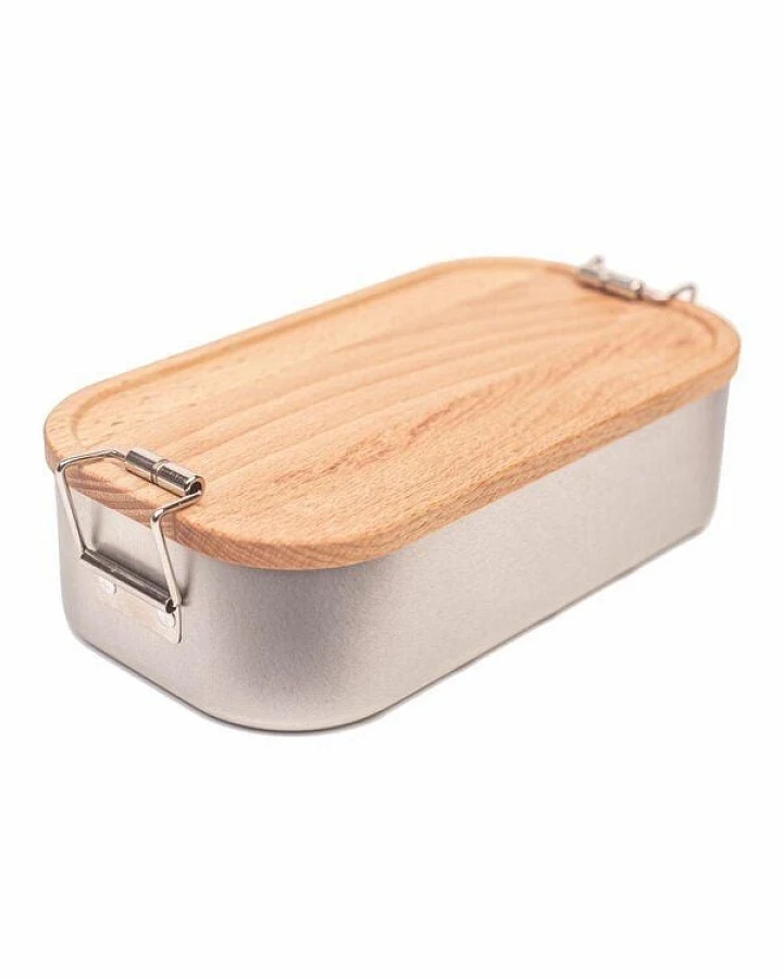 Cameleon Pack Lunchbox mit Deckel aus heimischem Buchen Holz