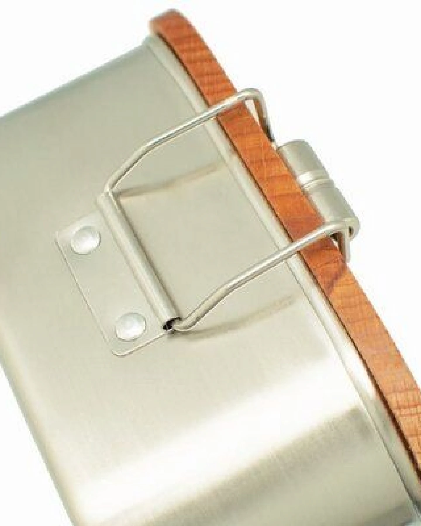 Cameleon Pack XL Edelstahl Lunchbox mit Deckel und Trennsteg aus heimischem Buchen Holz – Ansicht 4