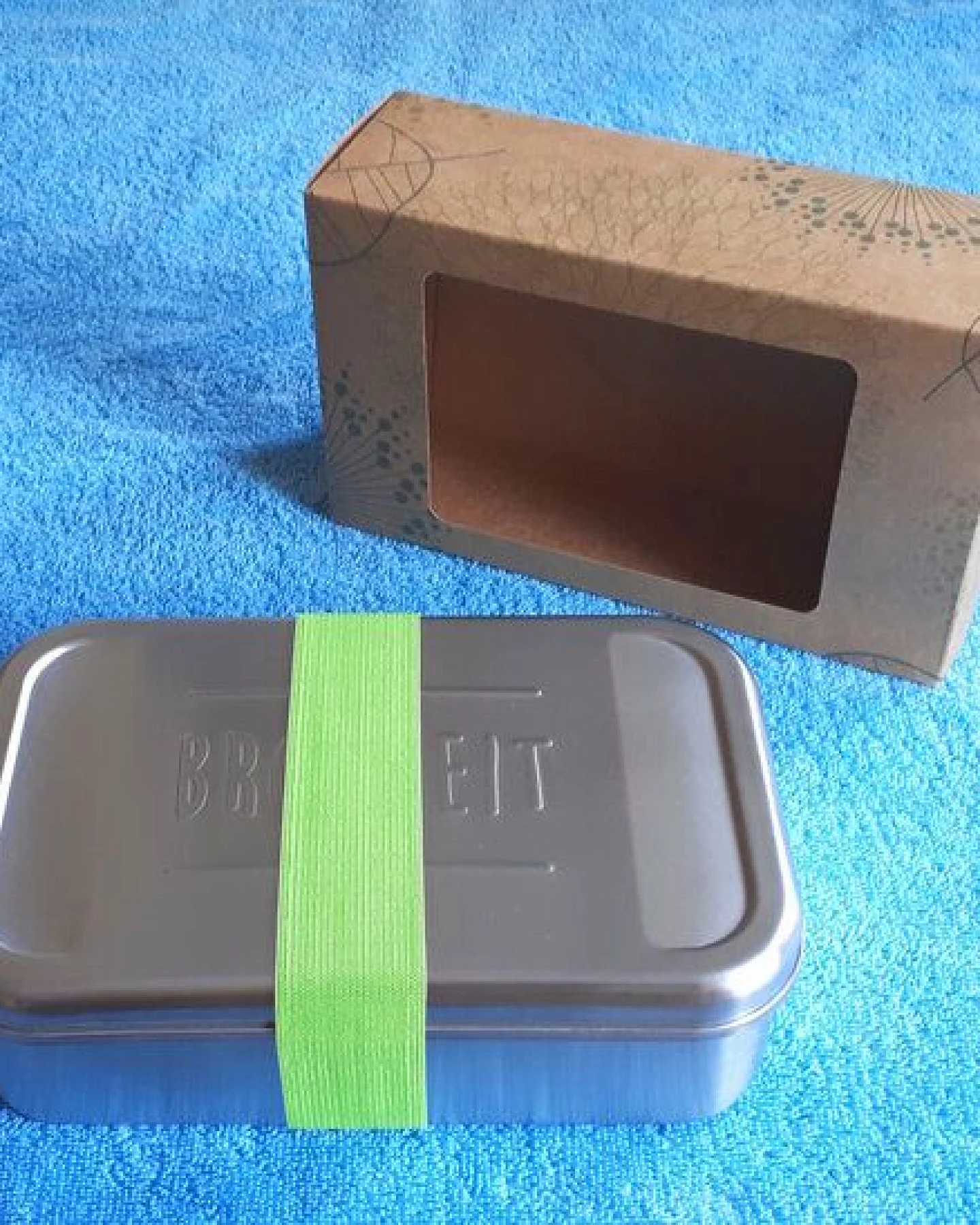 Cameleon Pack XL Edelstahl Lunchbox mit Prägung "BROTZEIT" – Ansicht 2