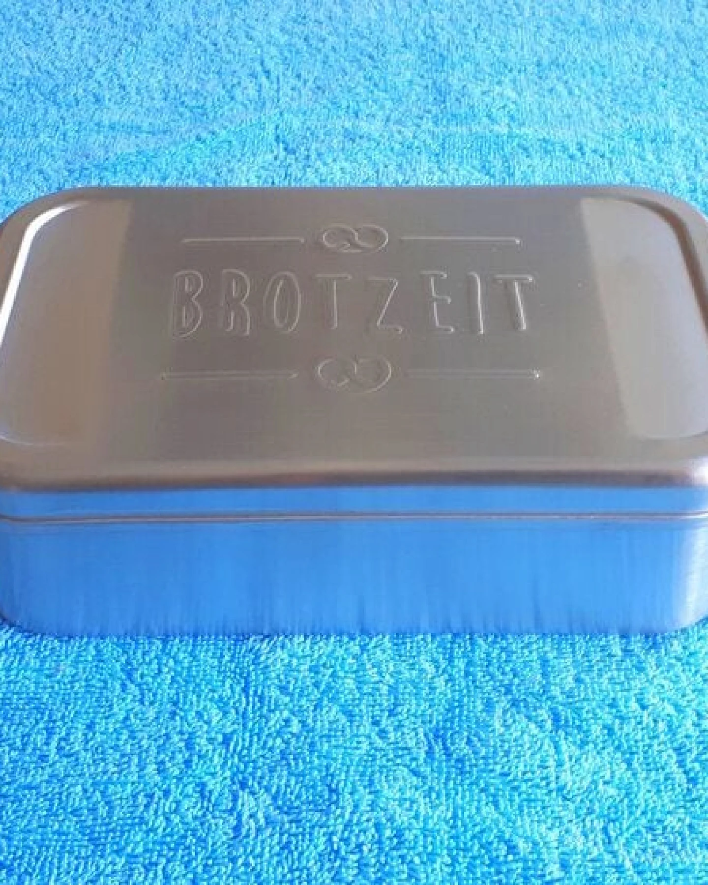 Cameleon Pack XL Edelstahl Lunchbox mit Prägung "BROTZEIT" – Ansicht 3