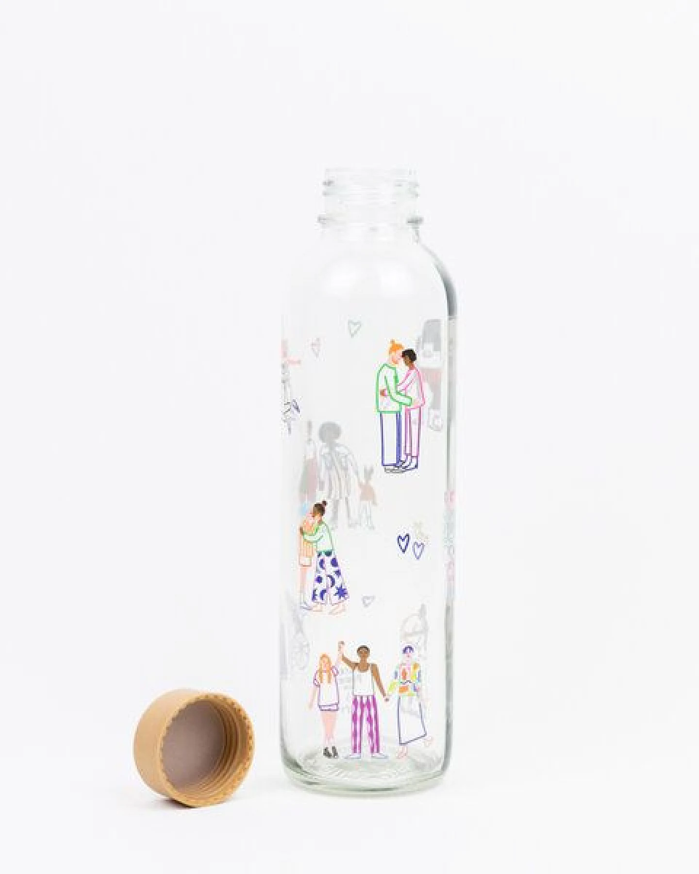 Carry Bottles Glastrinkflasche 0.7l verschiedene Designs – Ansicht 2