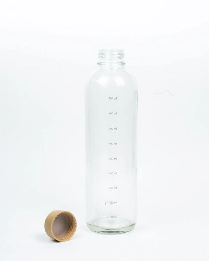 Carry Bottles Glastrinkflasche 1.0l verschiedene Designs