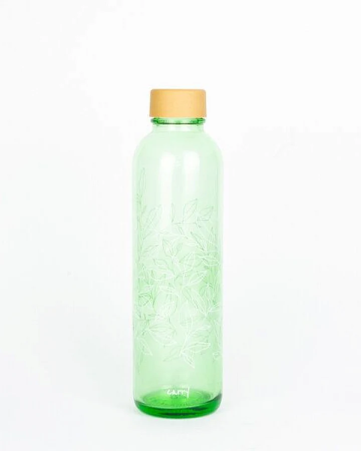 Carry Bottles Green Glastrinkflasche 0.7l verschiedene Designs
