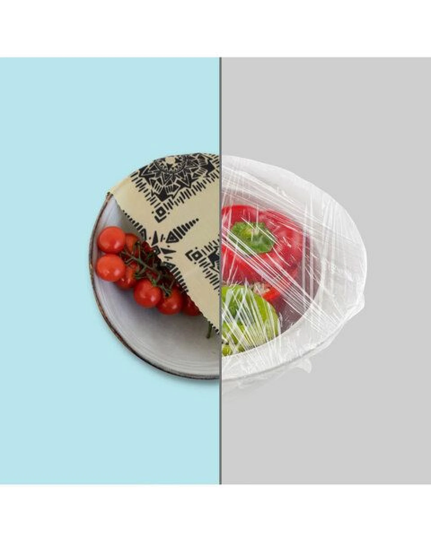 Chinchilla Pflanzenwachstücher Ethno im 3er-Pack, aus Biobaumwolle & Candelillawachs – Ansicht 4